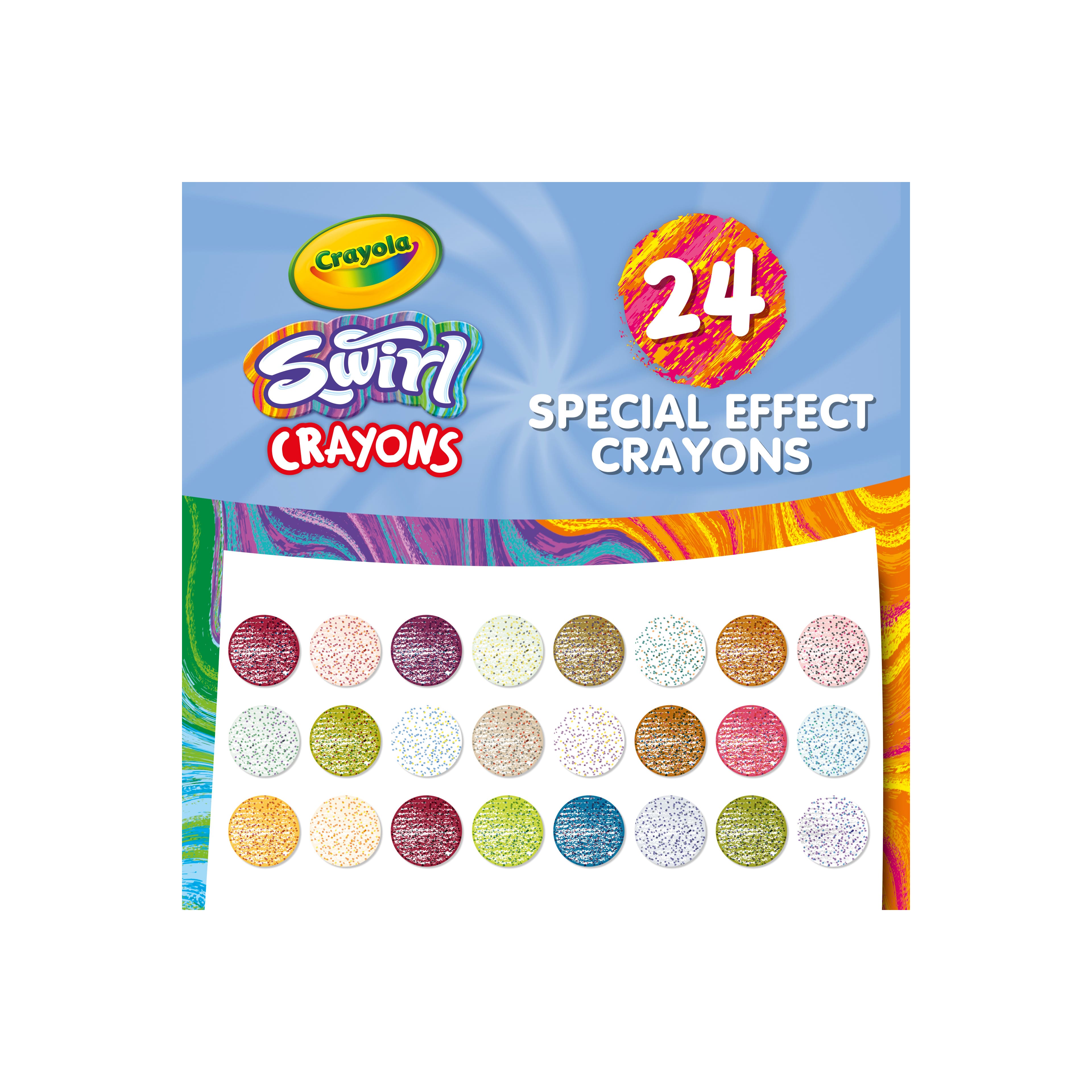 Crayola&#xAE; 24 Color Swirl Crayons