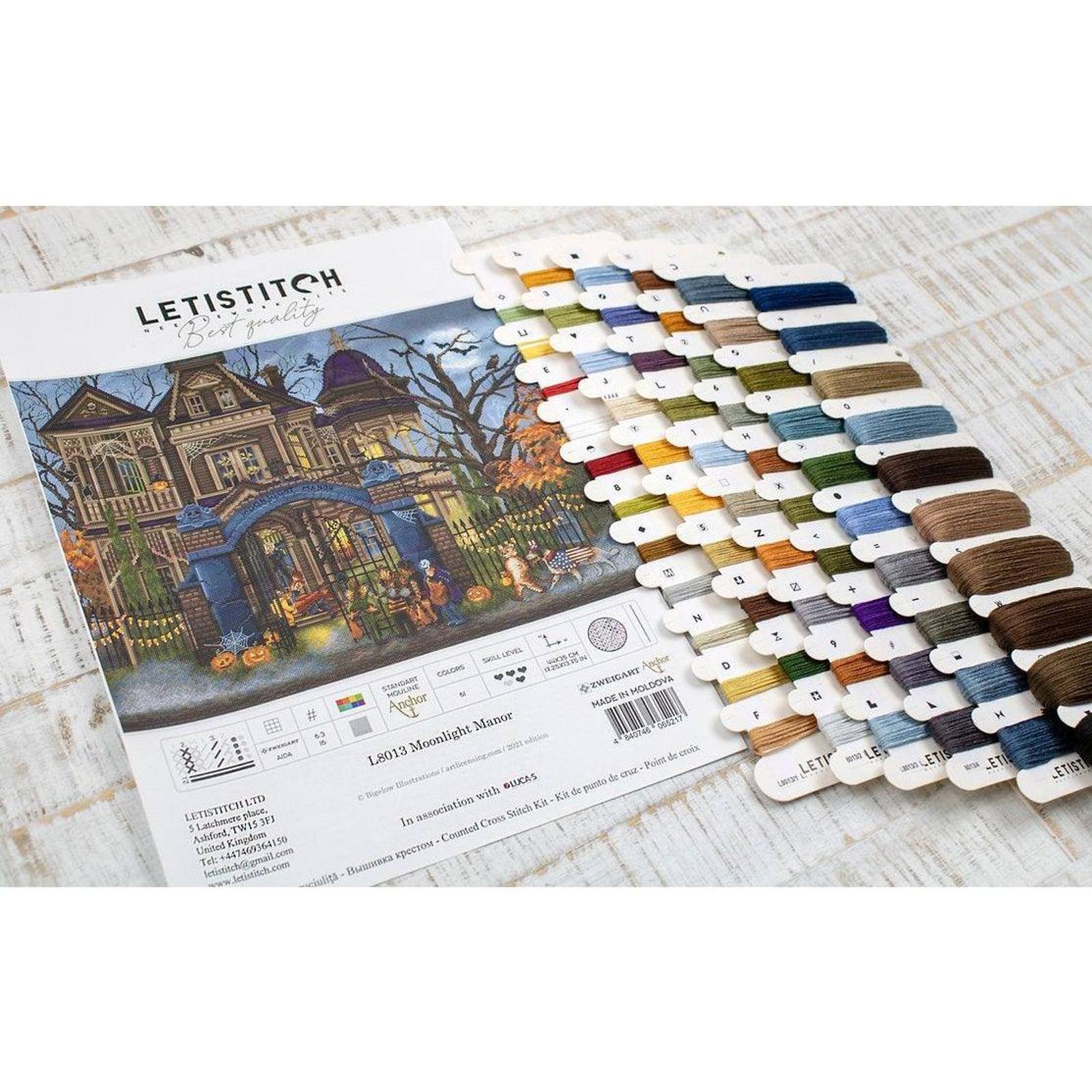 Letistitch Blue Ii Counted Cross Stitch Kit