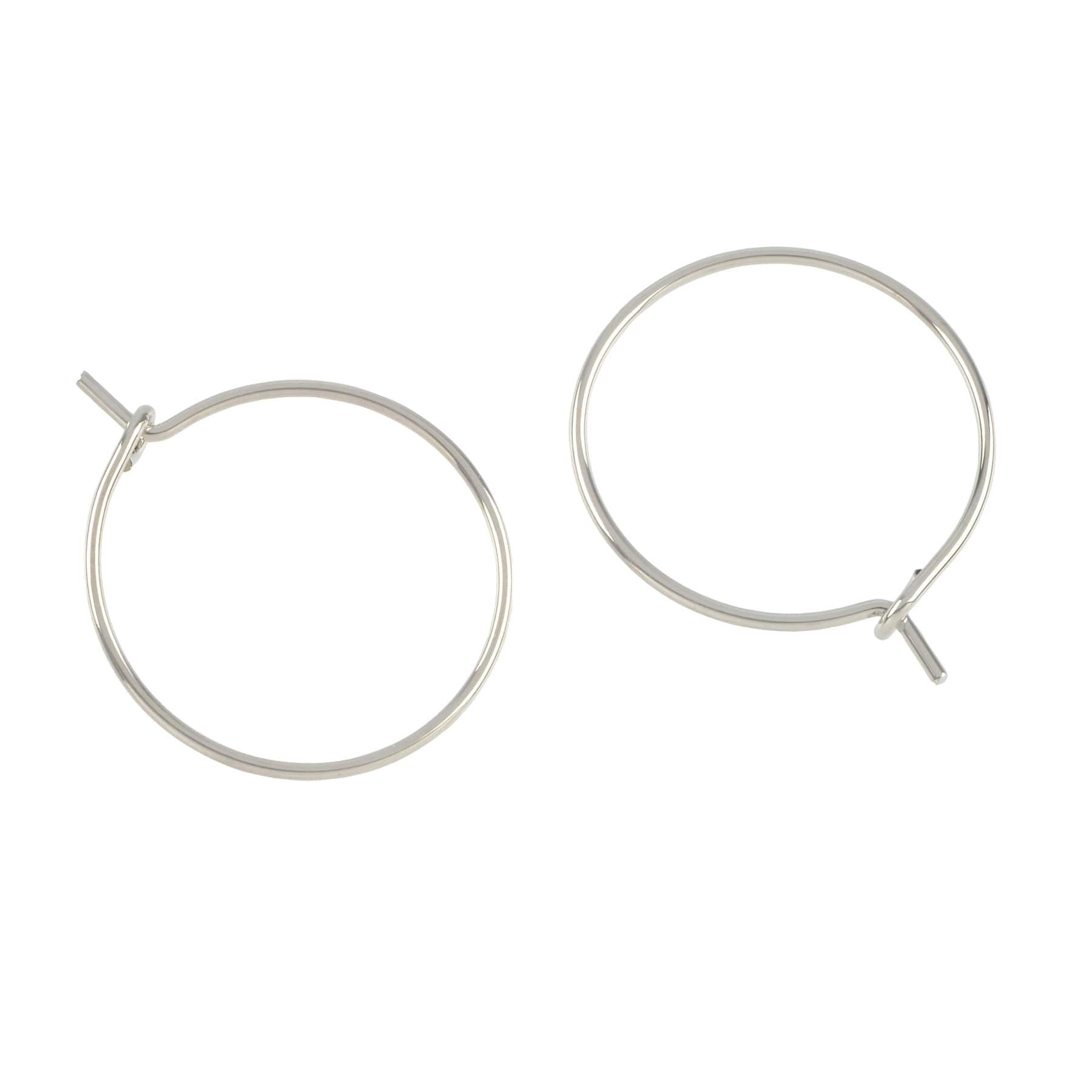 Bead Landing Silver Earring Wire Hoop Mix | Michaels