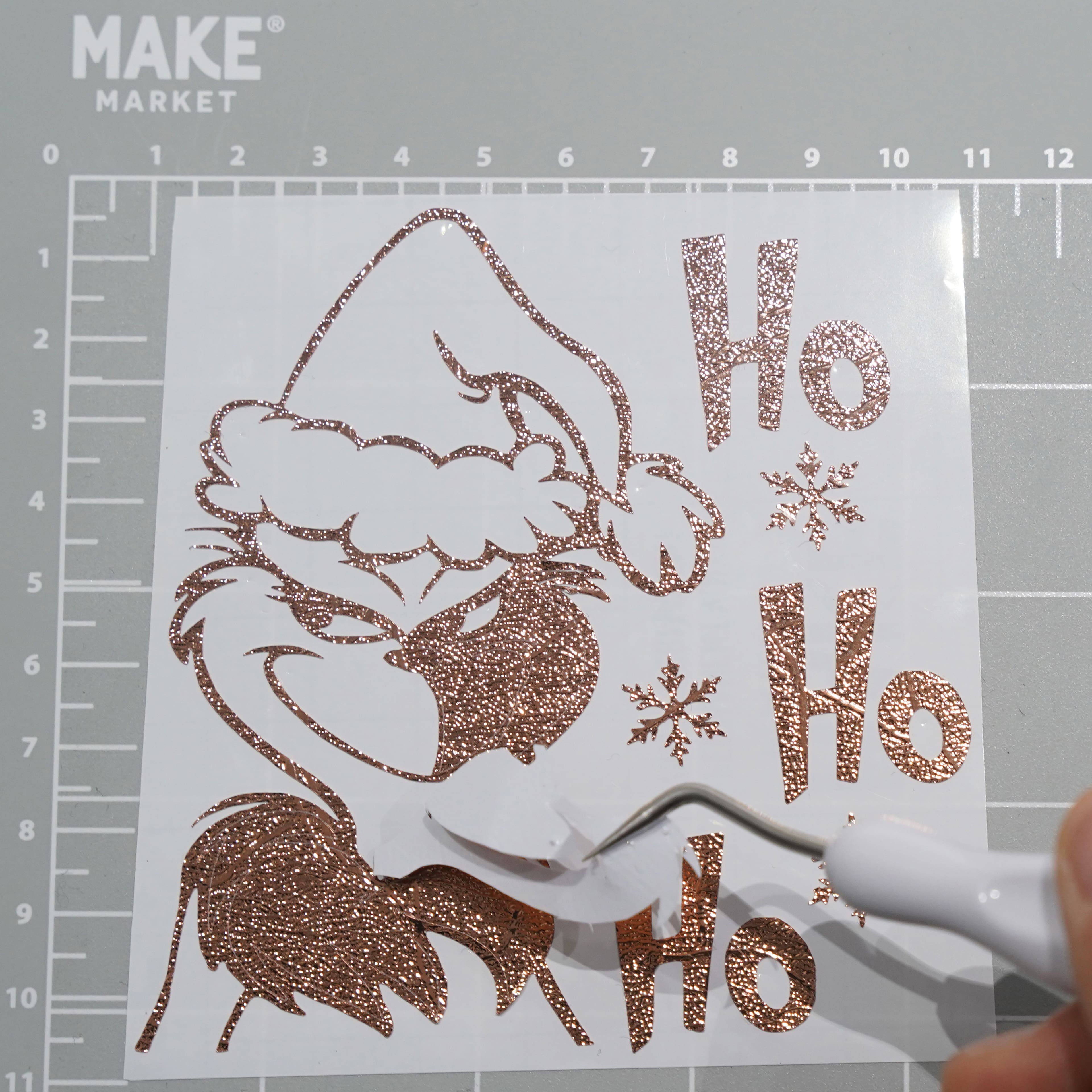 12 Pack: Textured Metallic Permanent Vinyl by Make Market®