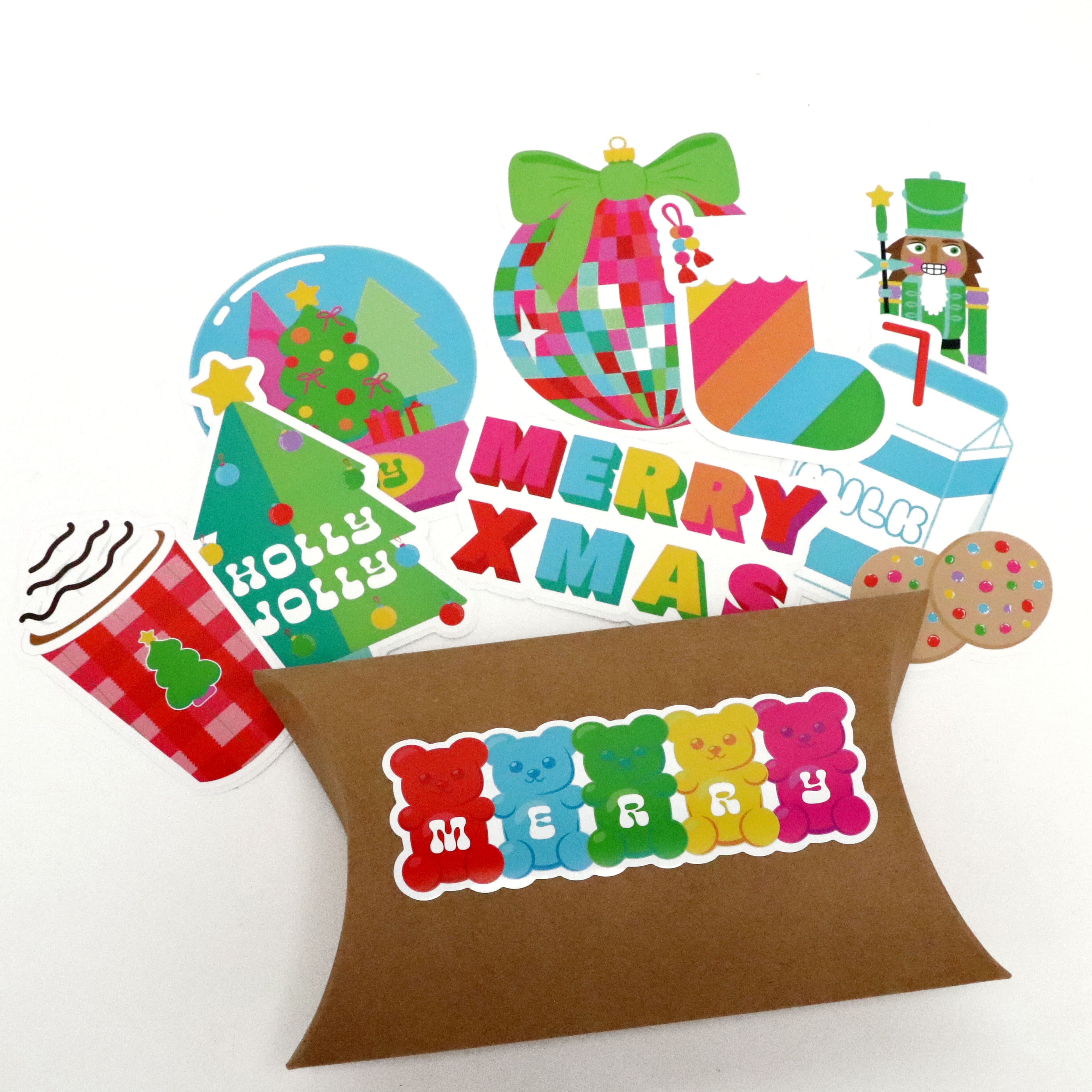 Merry Xmas Vinyl Die-Cut Stickers by Recollections&#x2122;