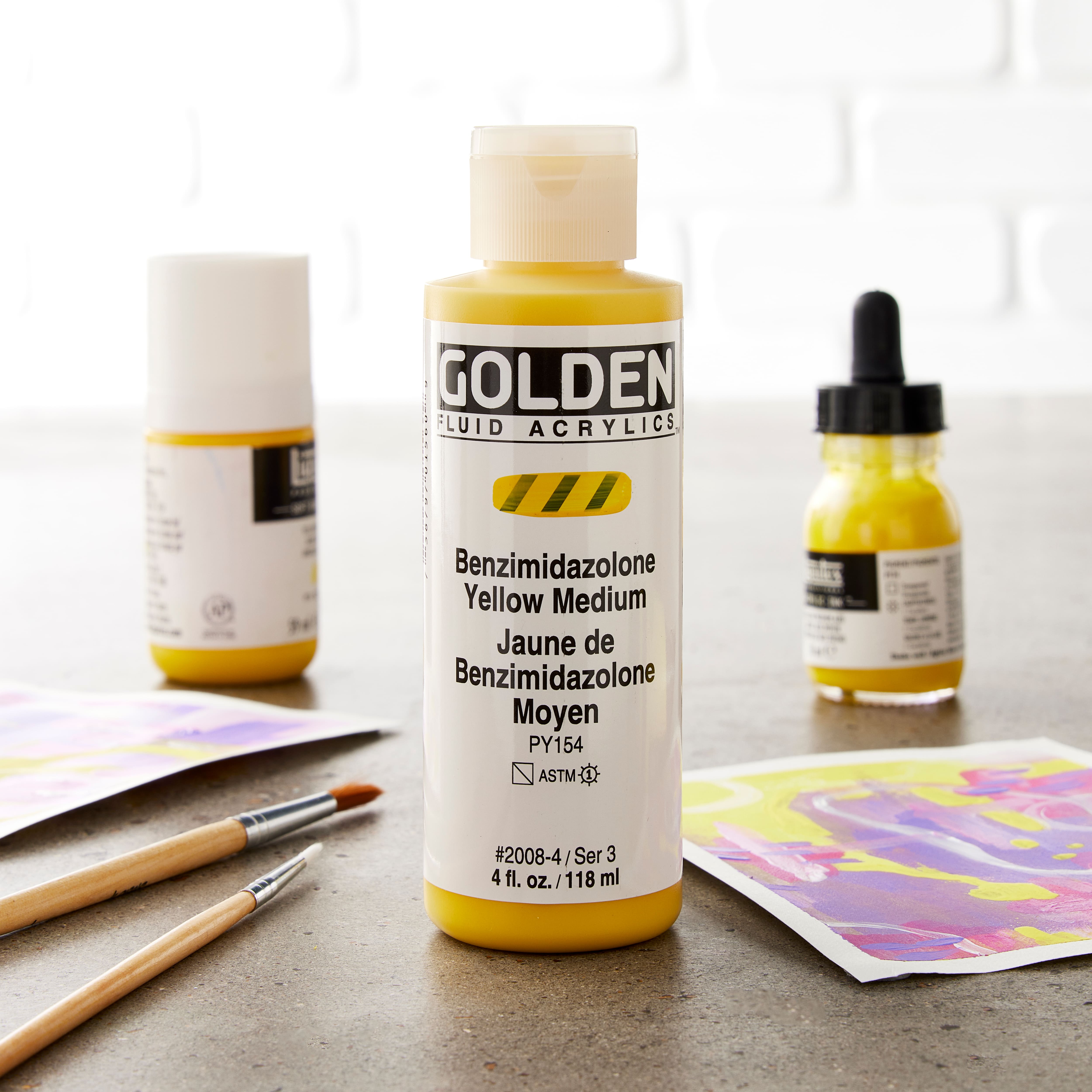 Golden® Fluid Acrylics, 4oz.