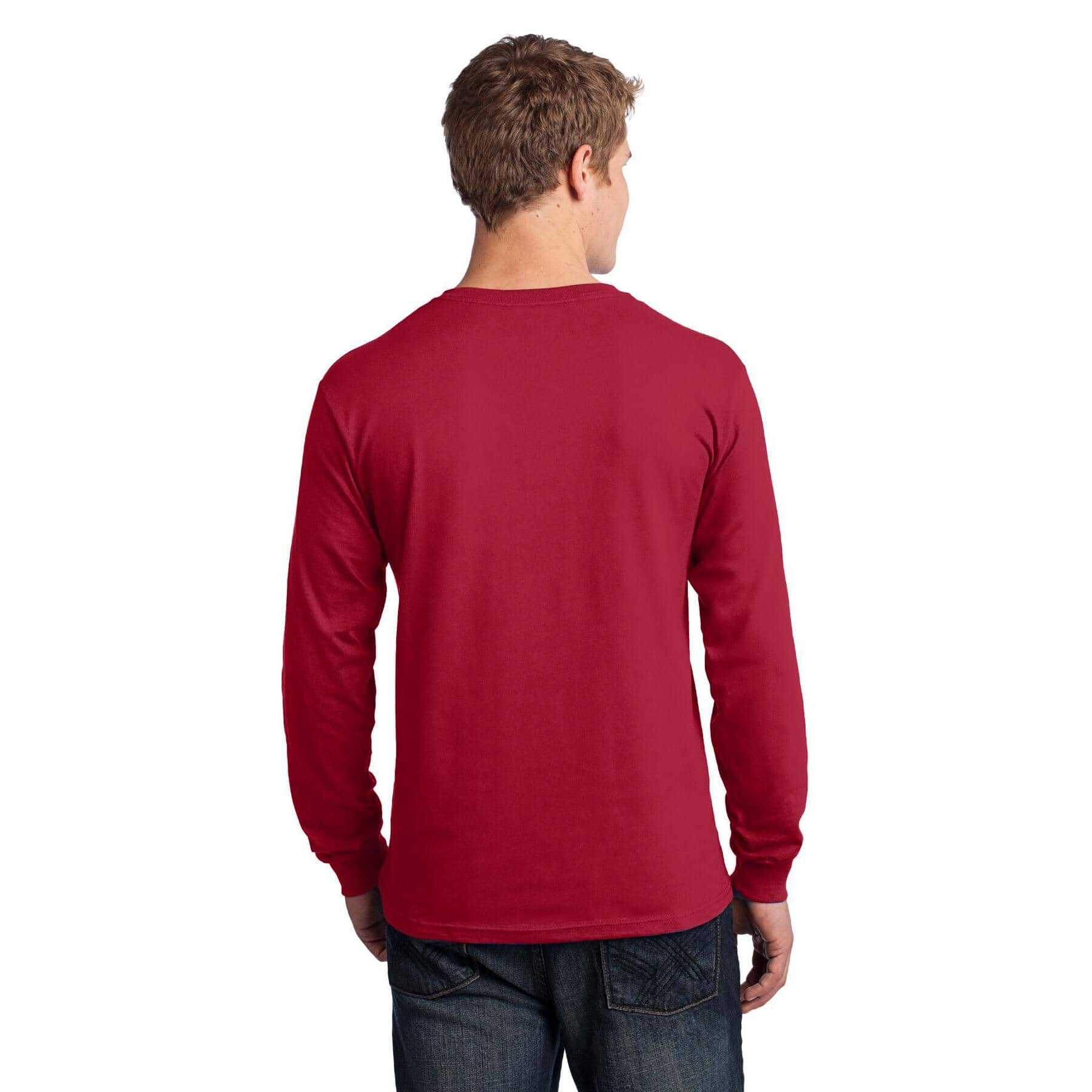 Port & Company® Long Sleeve Adult Core Cotton T-Shirt