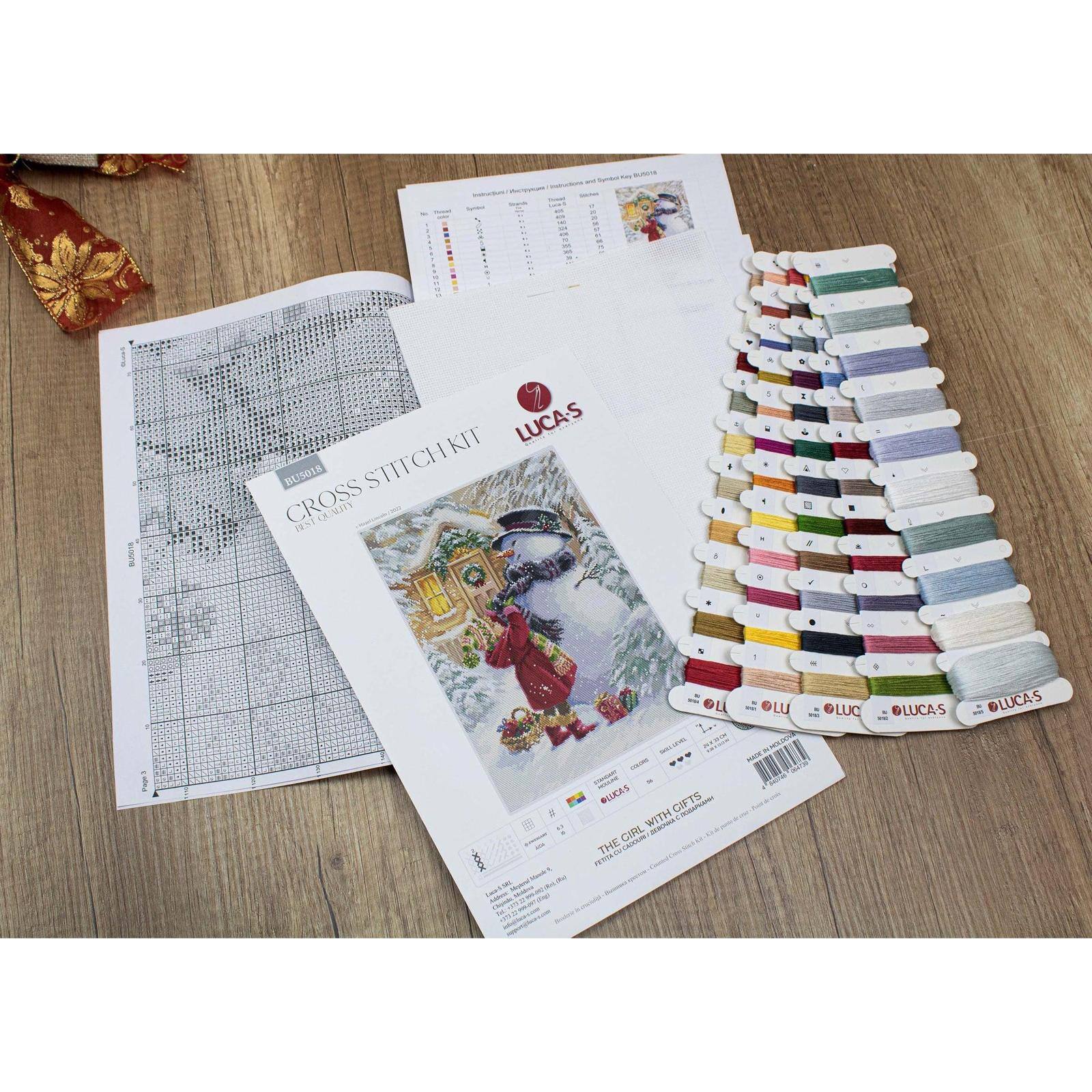 Luca-S The Girl With G Counted Cross-Stitch Kit