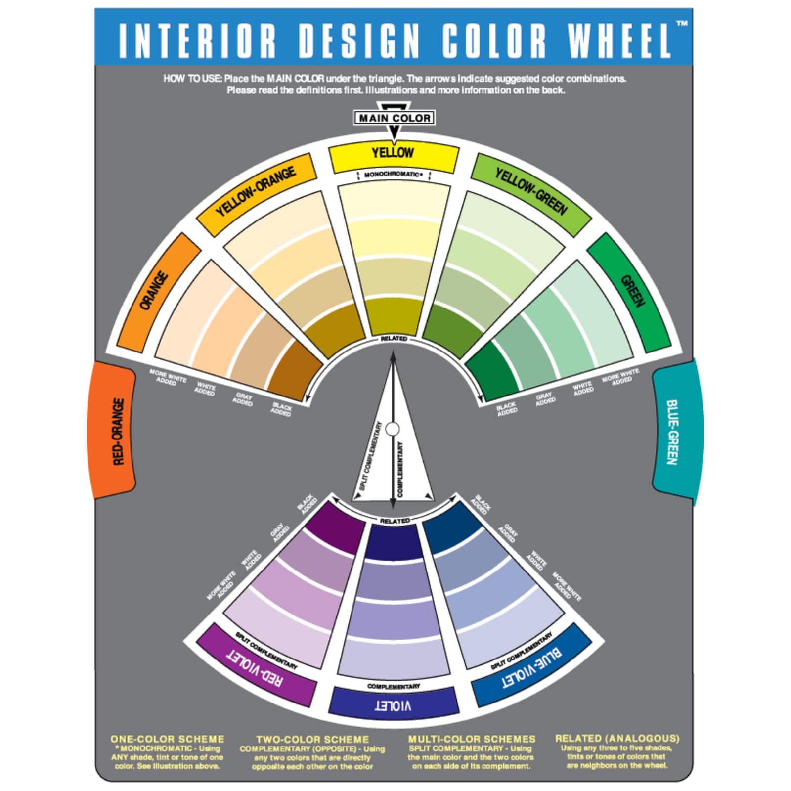 Color Wheel Co&#x2122; Interior Design Color Wheel&#x2122;