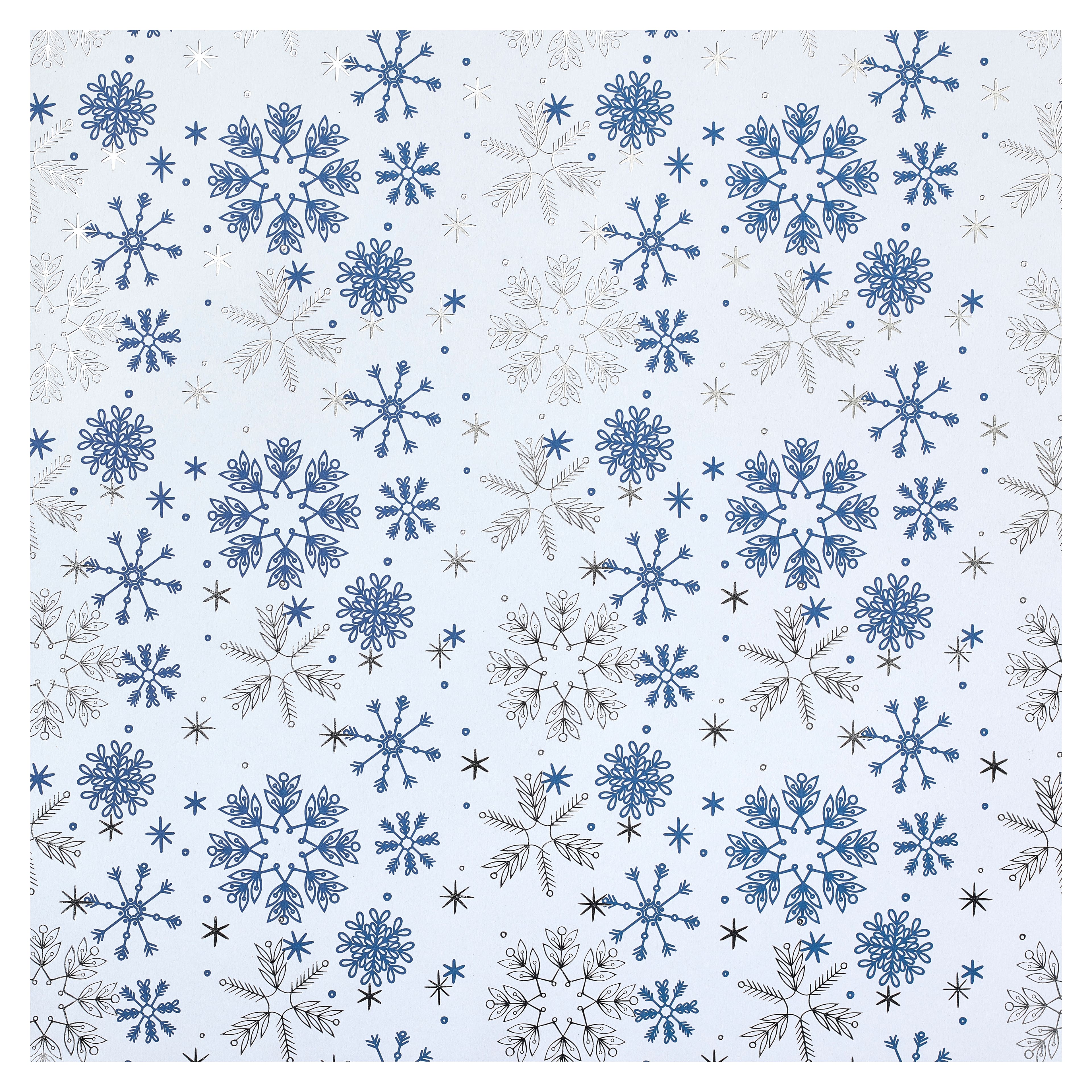 Snowflakes Double-Sided Cardstock Paper by Recollections™, 12" x 12"