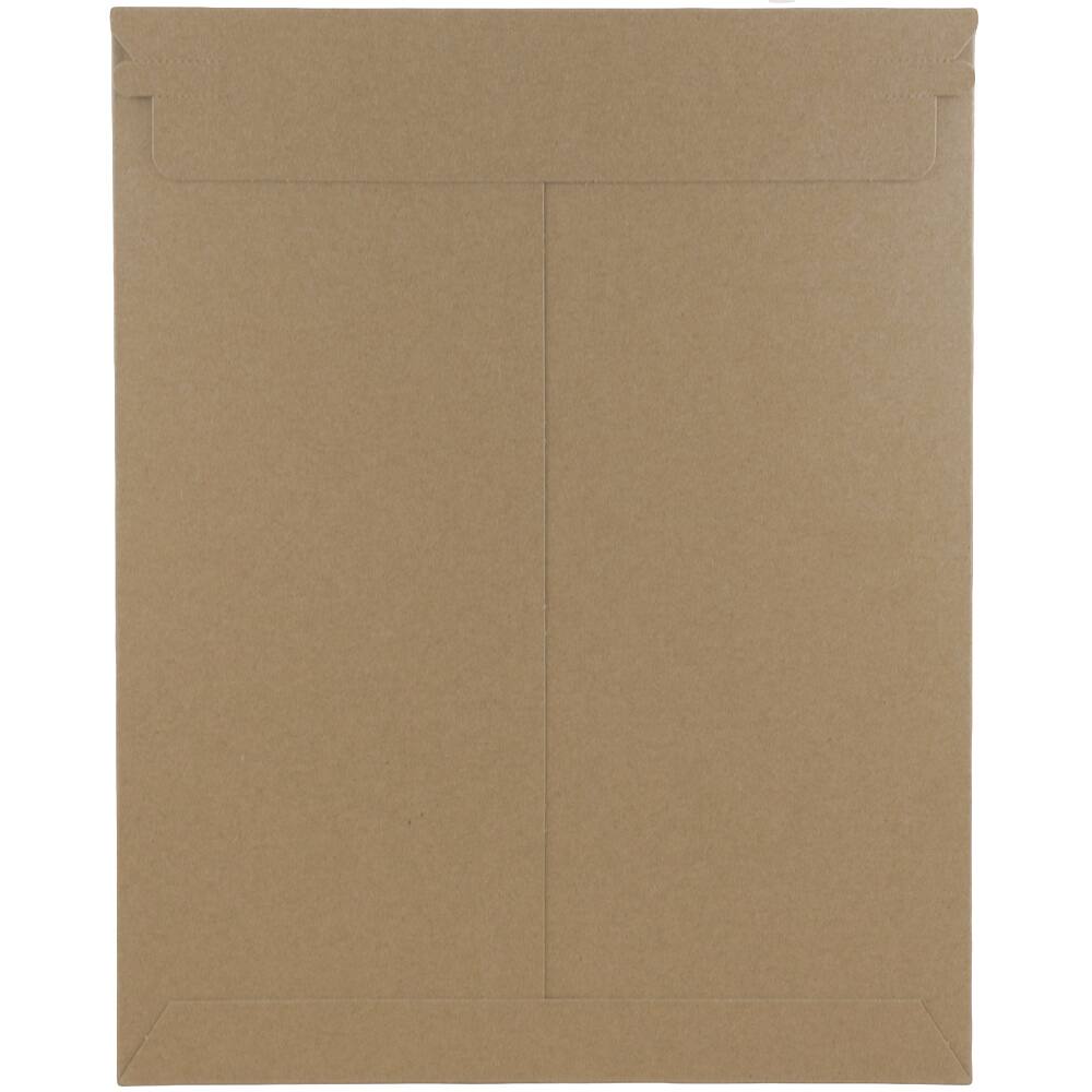 JAM Paper 9.75&#x22; x 12.25&#x22; Brown Kraft Flat Photo Mailer Peel &#x26; Seal Closure Envelopes, 6ct.