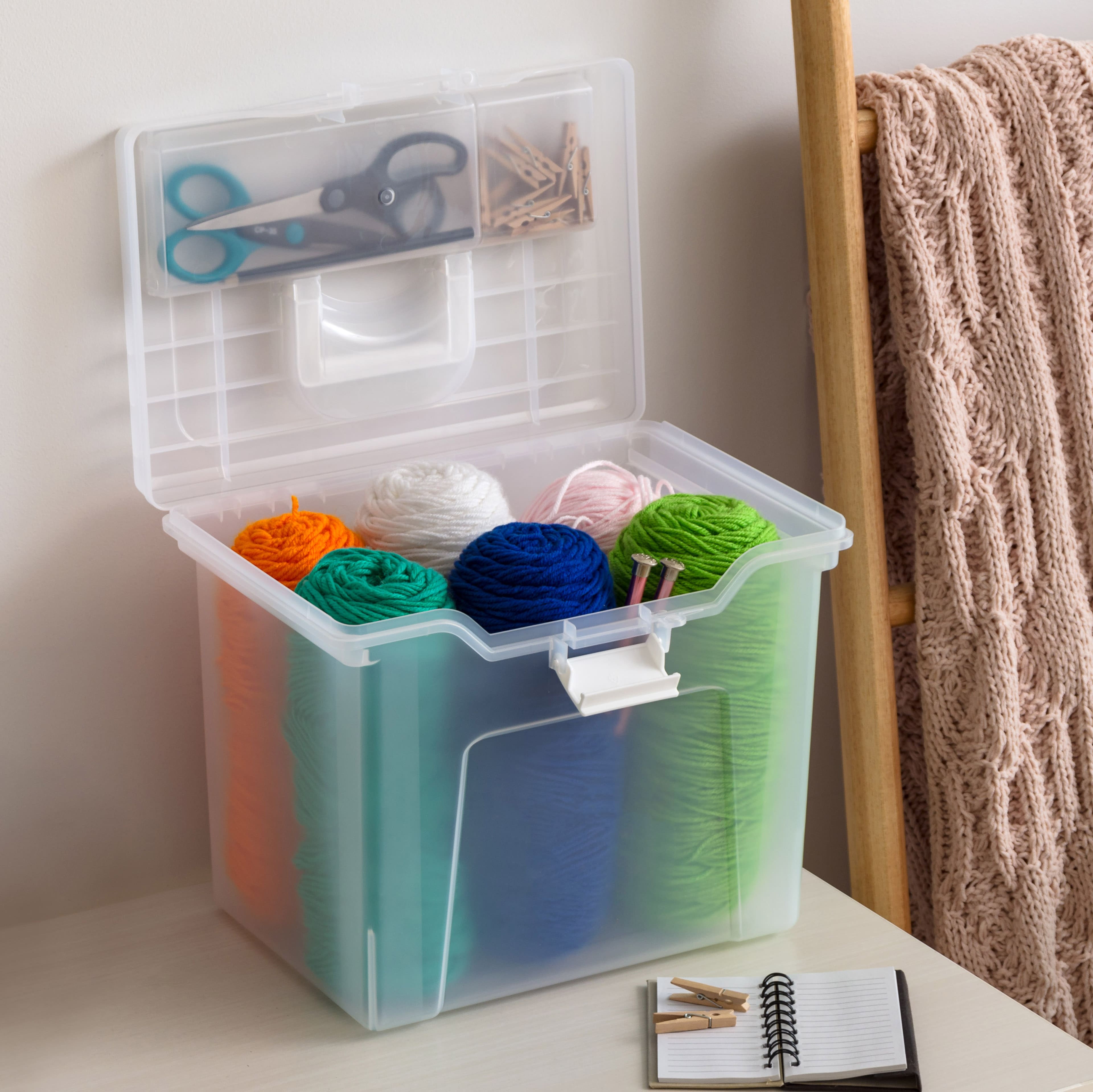 IRIS Portable Craft Storage Tote
