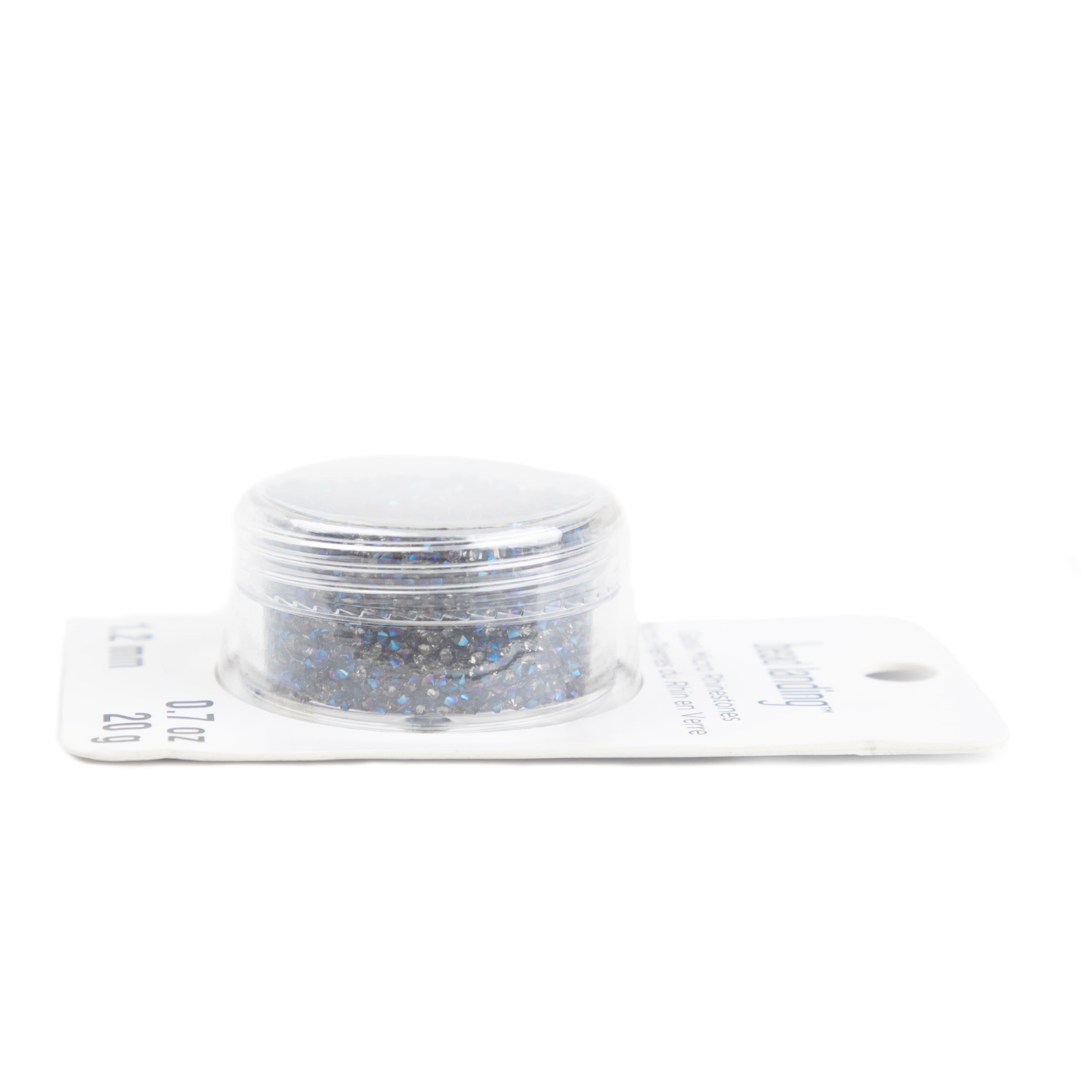 1.2mm Glass Micro Rhinestones by Bead Landing™, 0.7oz.