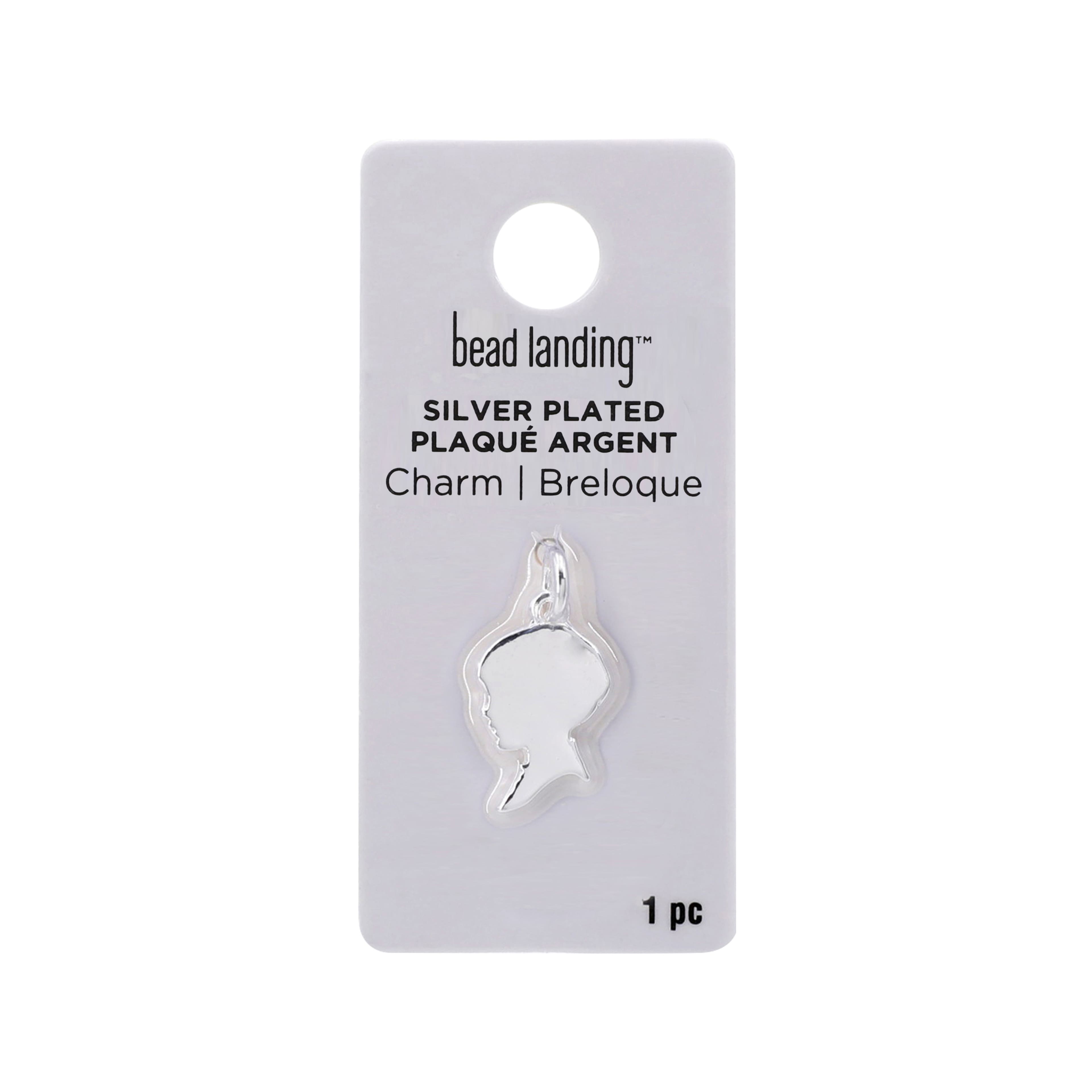 Silver Plated Boy Charm by Bead Landing&#x2122;