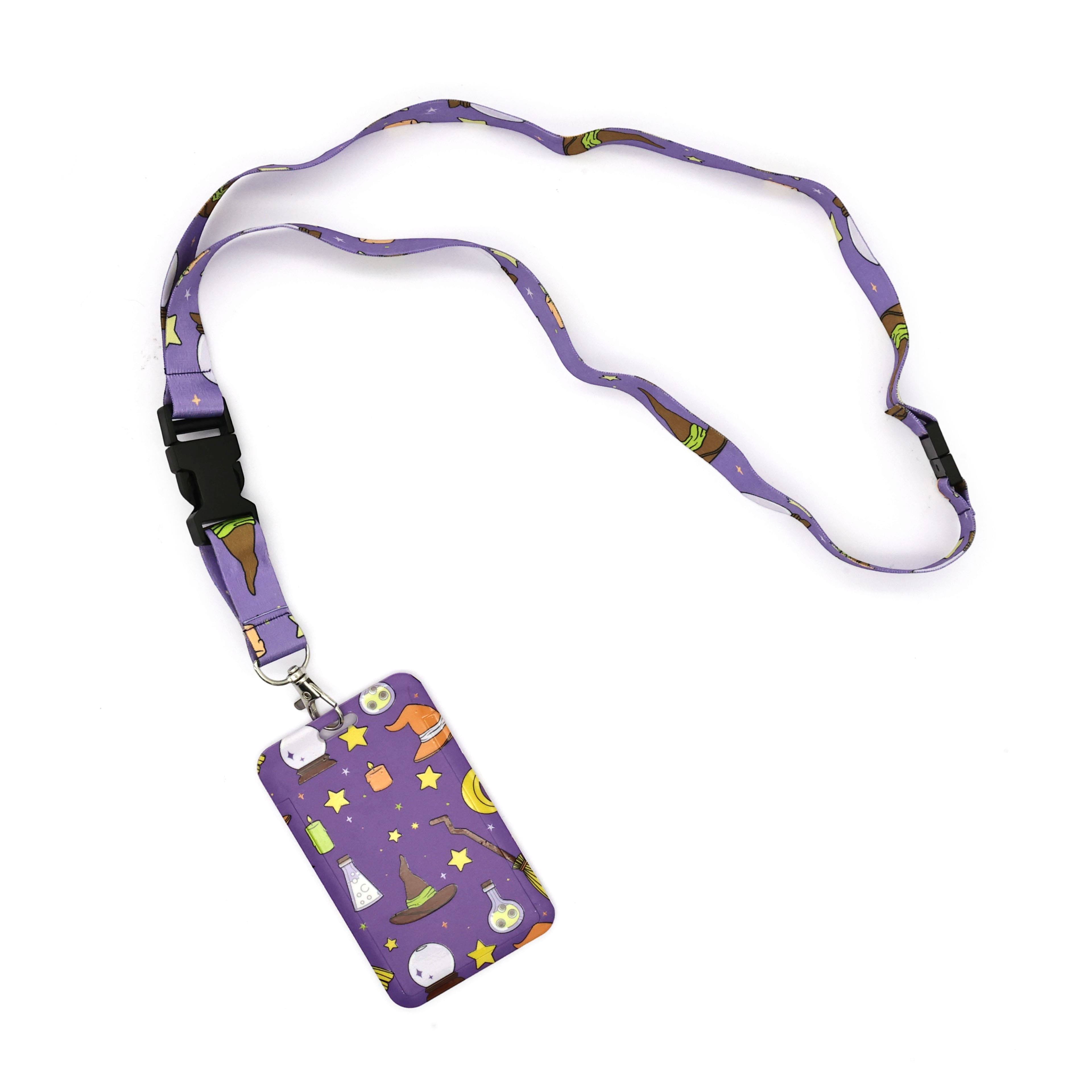 Purple Witch Lanyard ID Holder by Creatology™