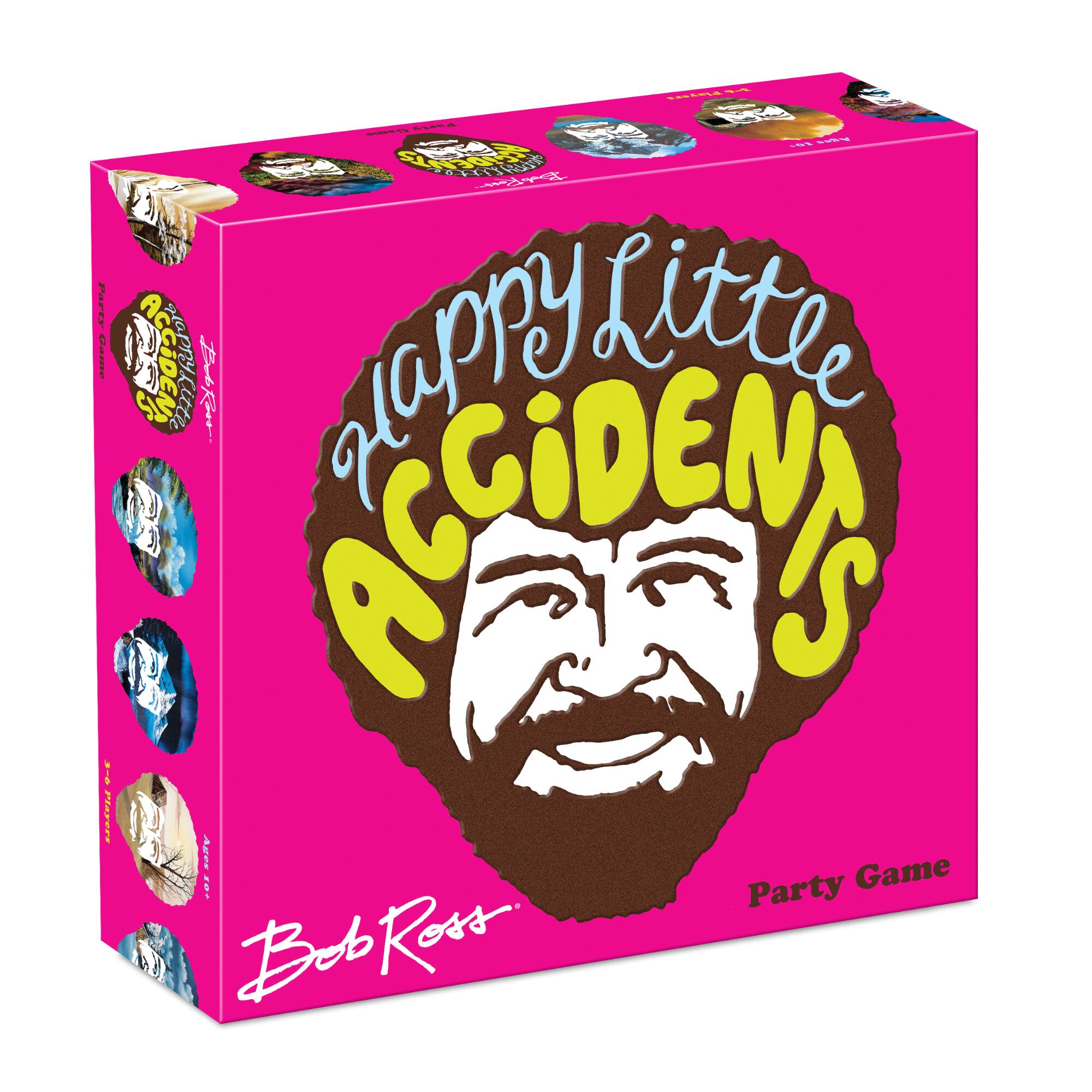 Big G Creative Bob Ross&#xAE; Happy Little Accidents Party Game