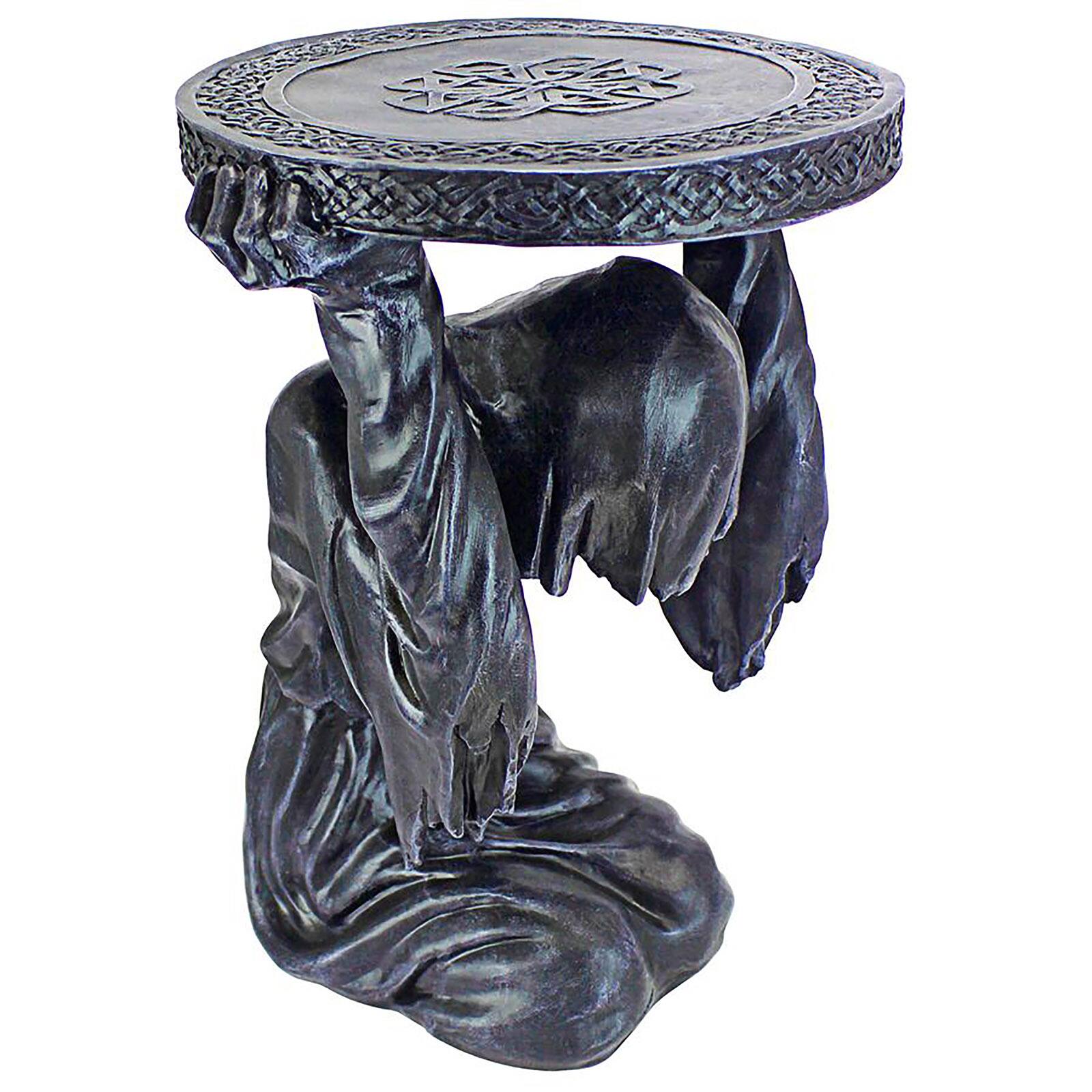 Design Toscano 20&#x22; Deaths at Hand Grim Reaper Sculptural Side Table