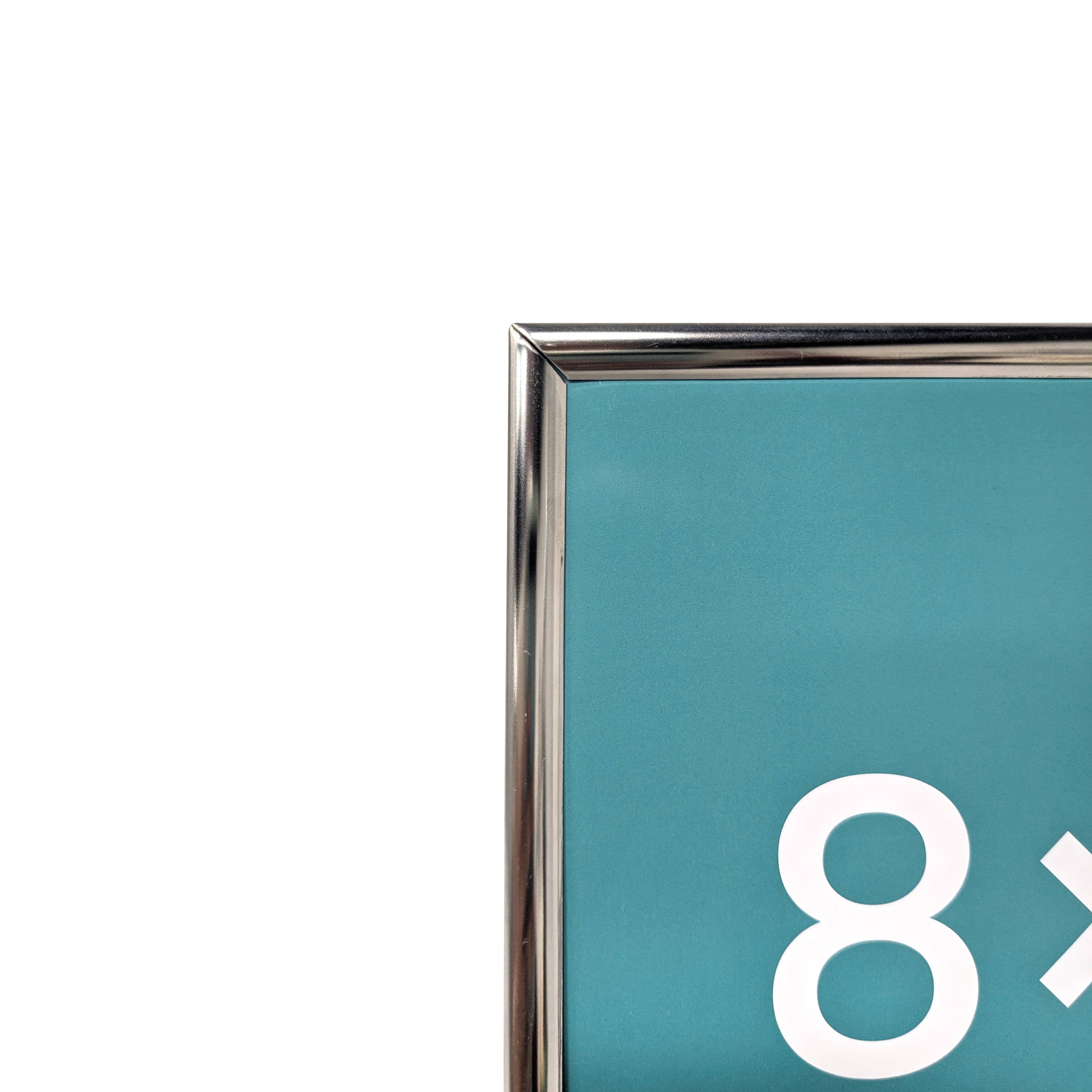 Basics&#x2122; 8&#x22; x 10&#x22; Silver Rounded Metal Frame by Studio D&#xE9;cor&#xAE;