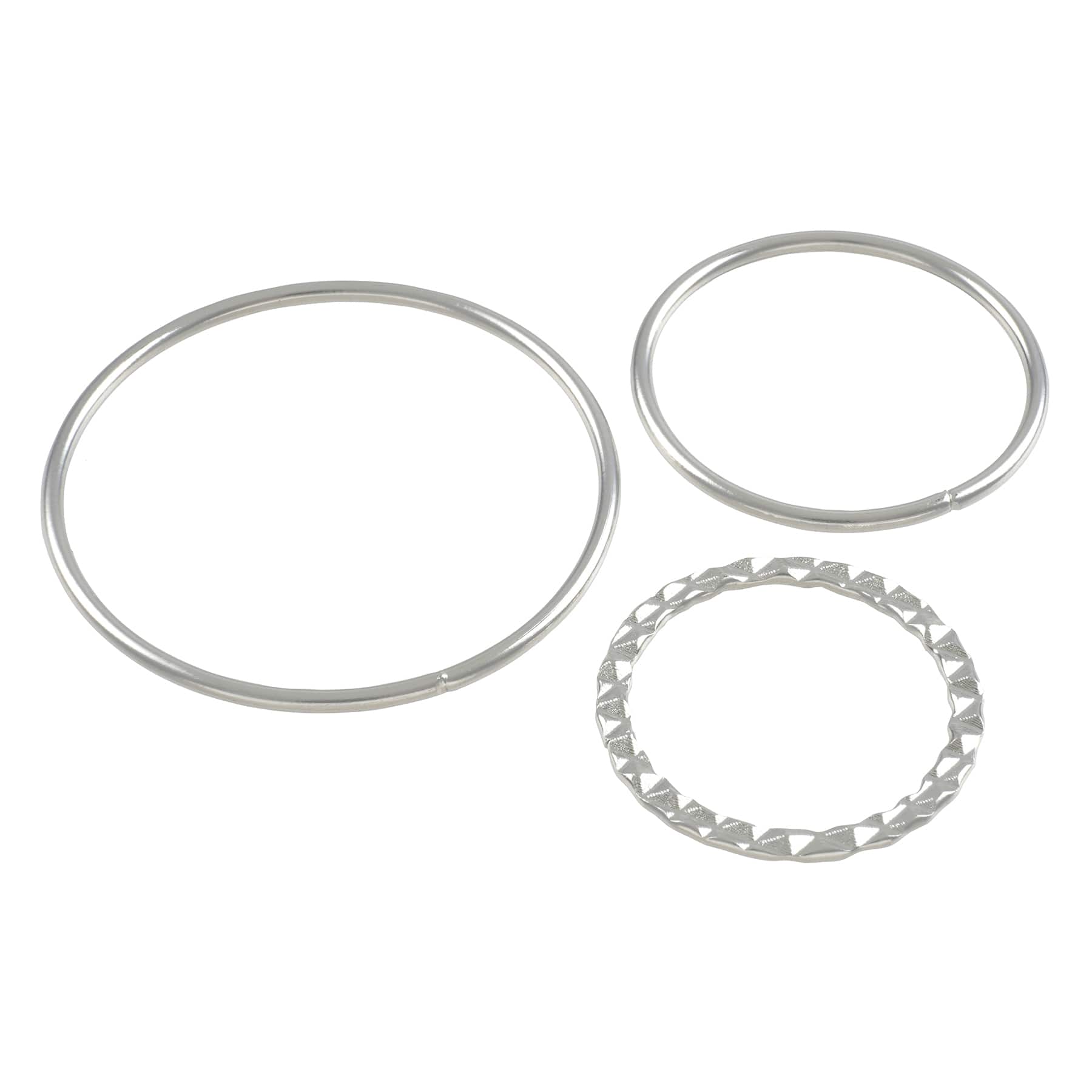 Connecteurs pour chaîne à fini rhodium de Bead Landing