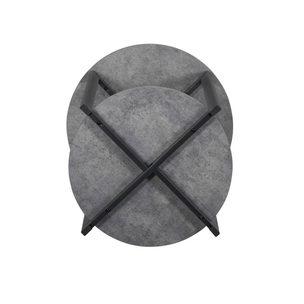 Household Essentials Jamestown 24" Round End Table