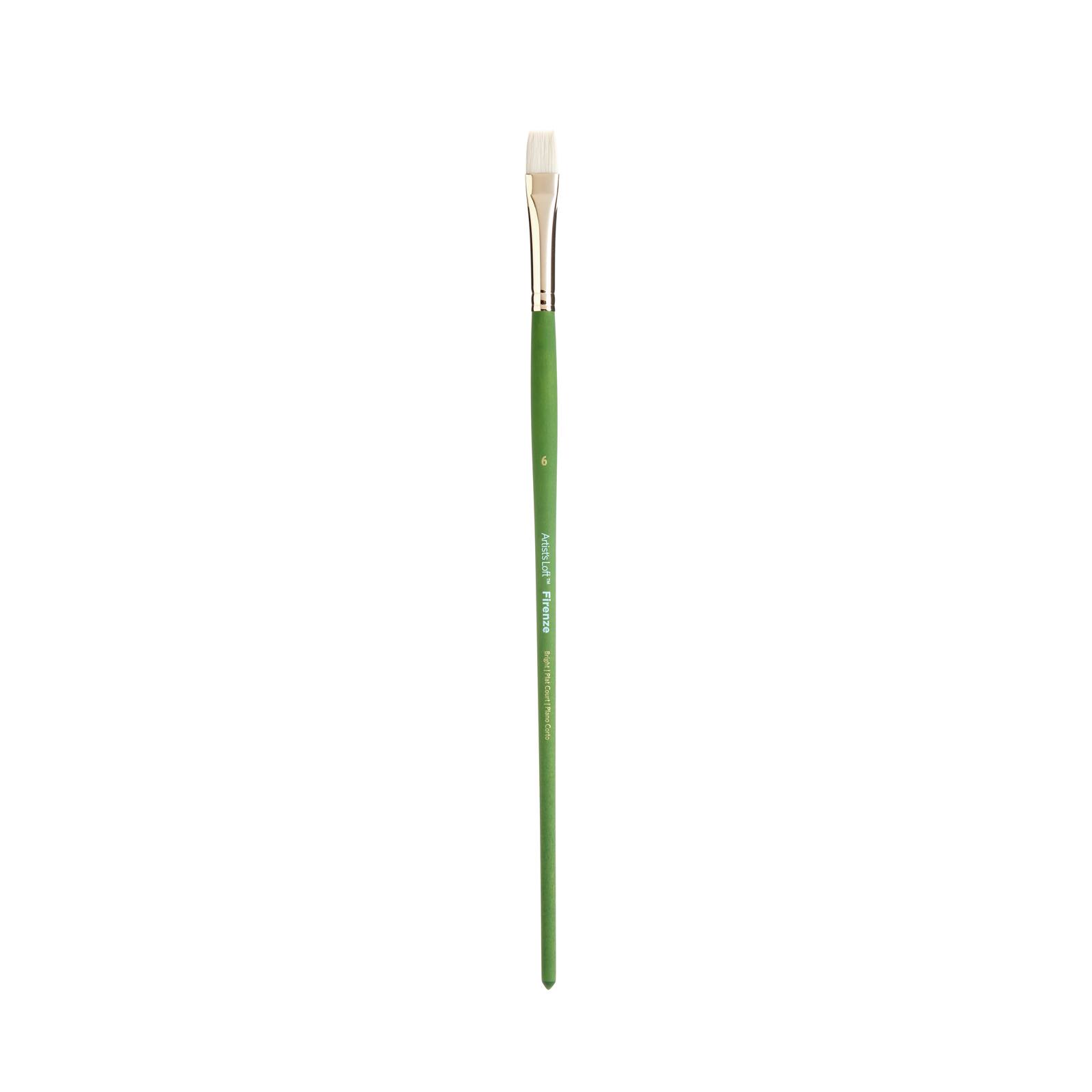 12 Pack: Firenze Long Handle Bright Brush by Artist's Loft™