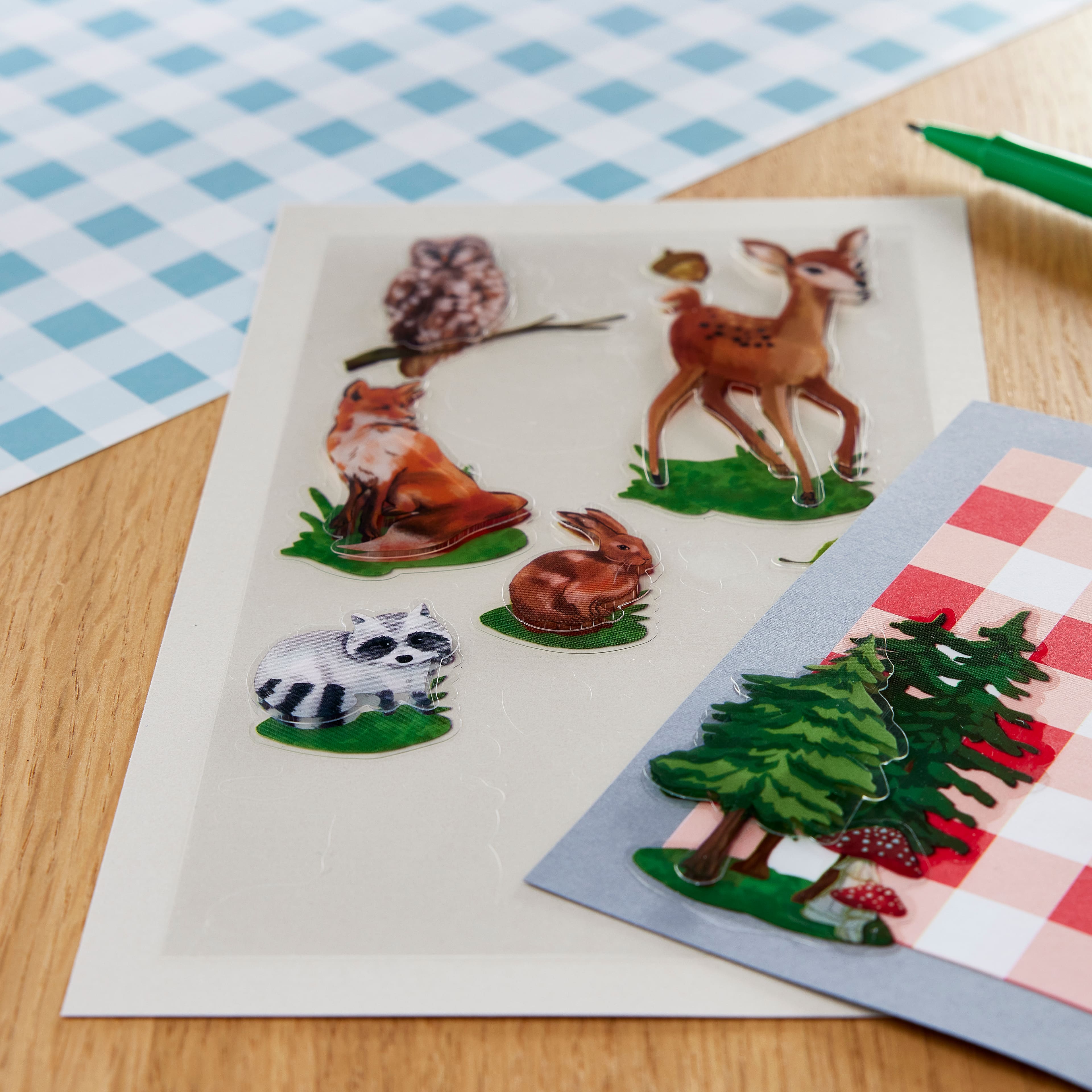 12 Pack: Woodland Animal Stickers by Recollections™