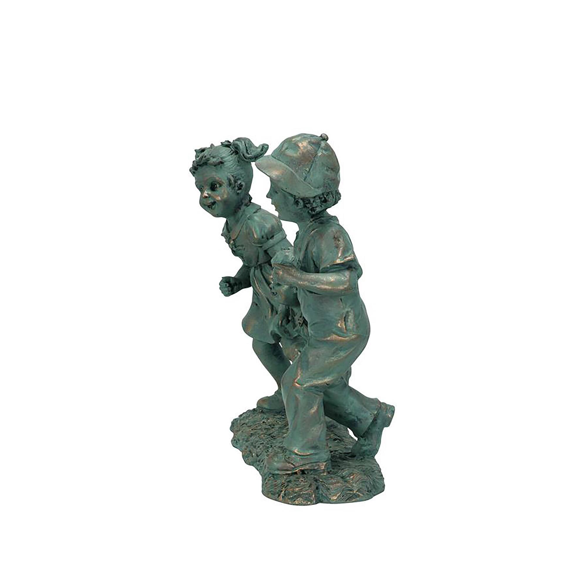 Design Toscano 12&#x22; Swing Time Children Garden Statue