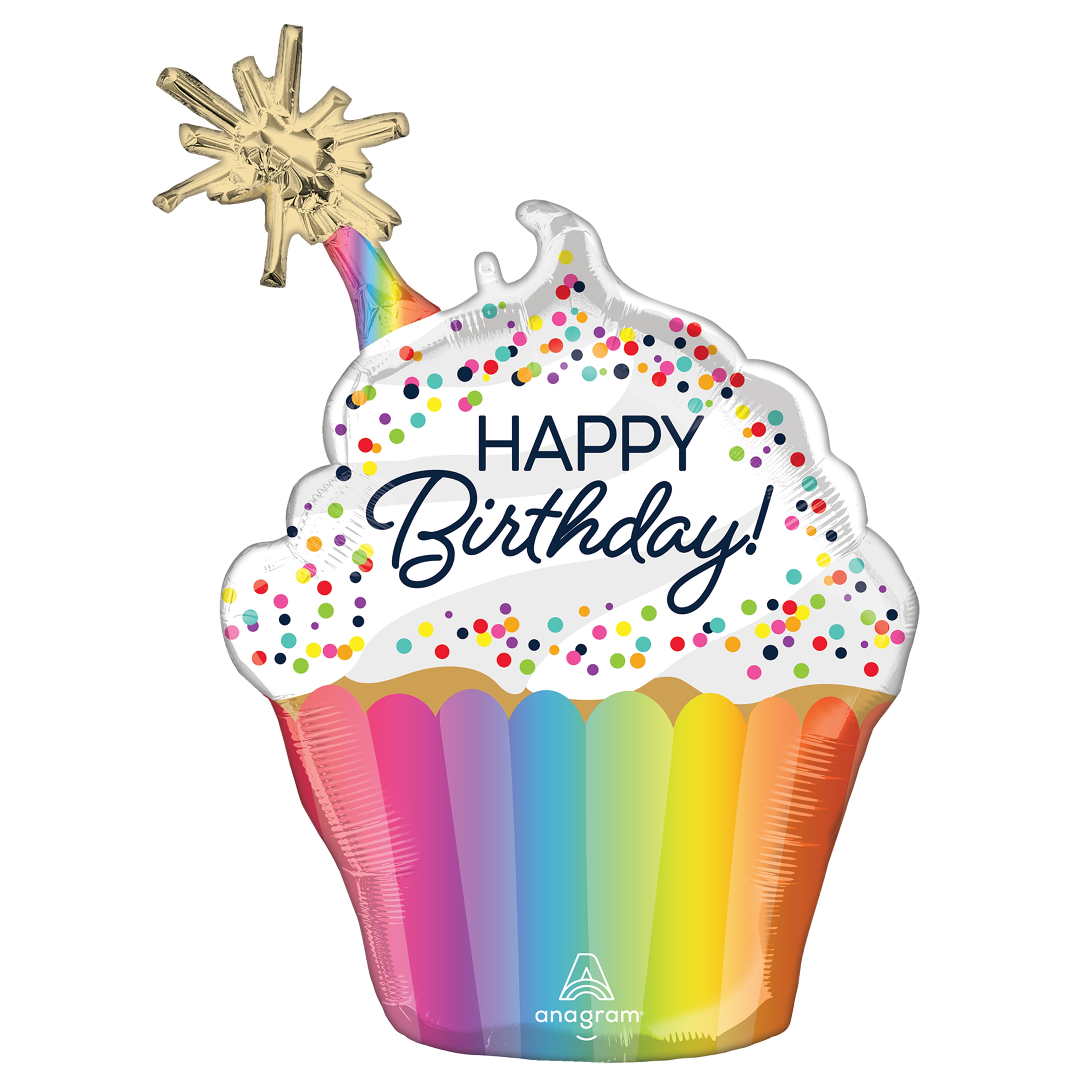 31" Confetti Sprinkle Birthday Balloon