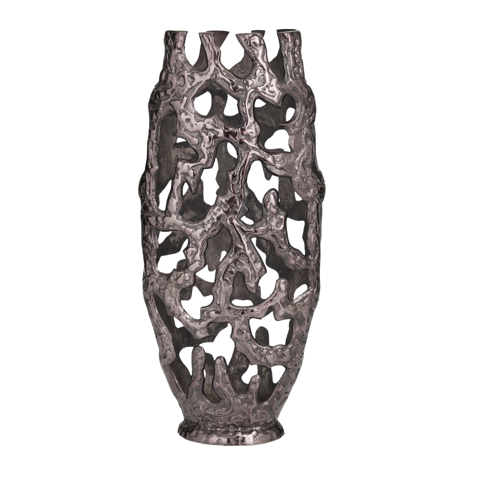 20&#x22; Contemporary Aluminum Vase