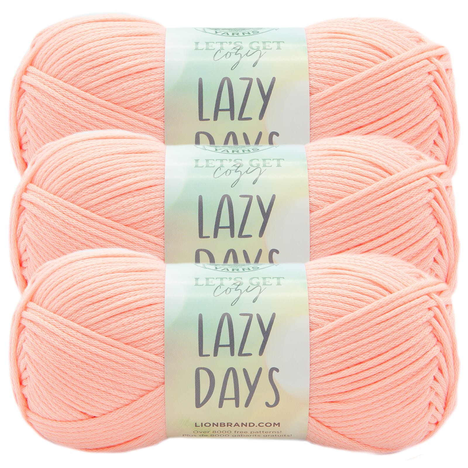 3 Pack Lion Brand&#xAE; Lazy Days Yarn