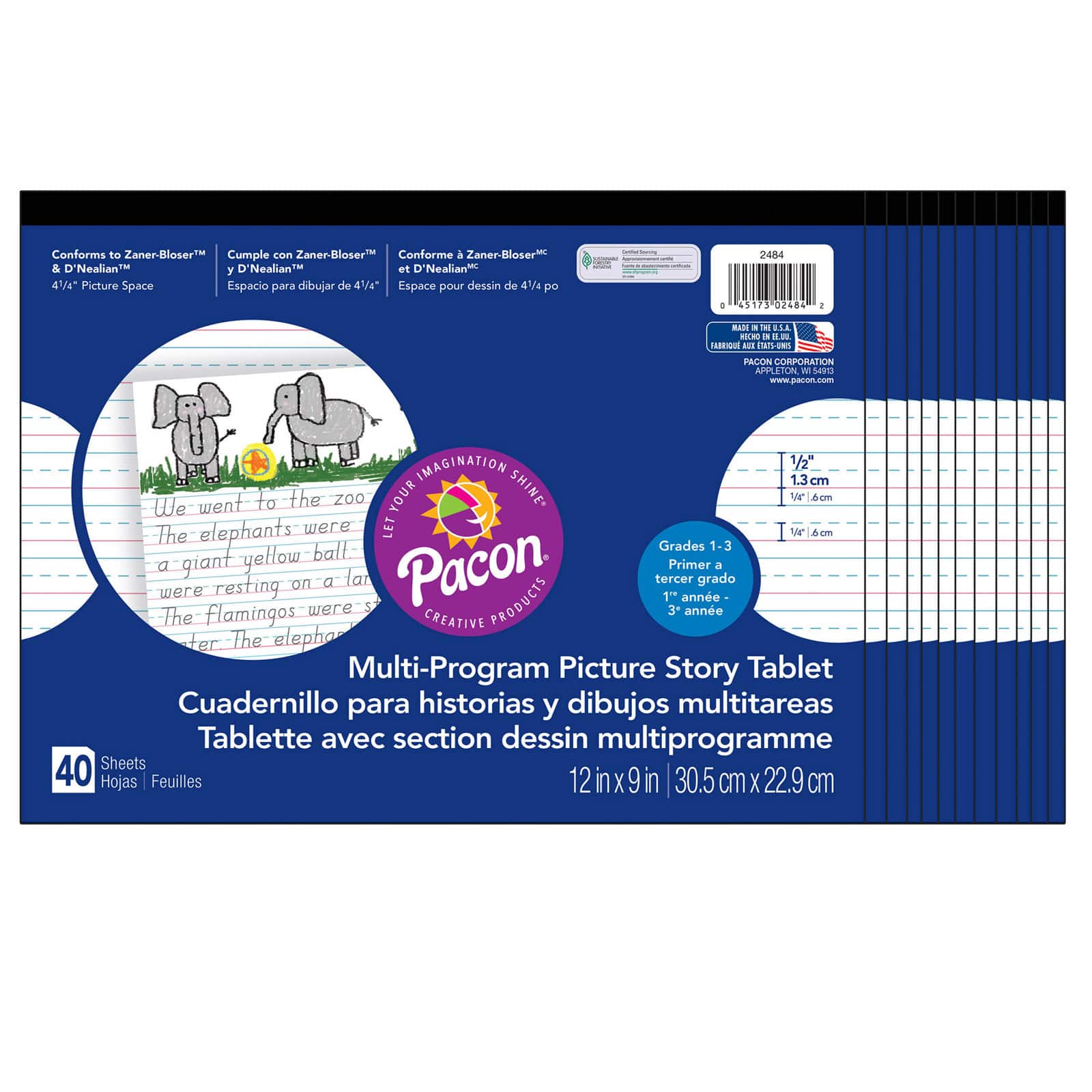 Pacon&#xAE; Multi-Program Picture Story Tablet, 12ct.