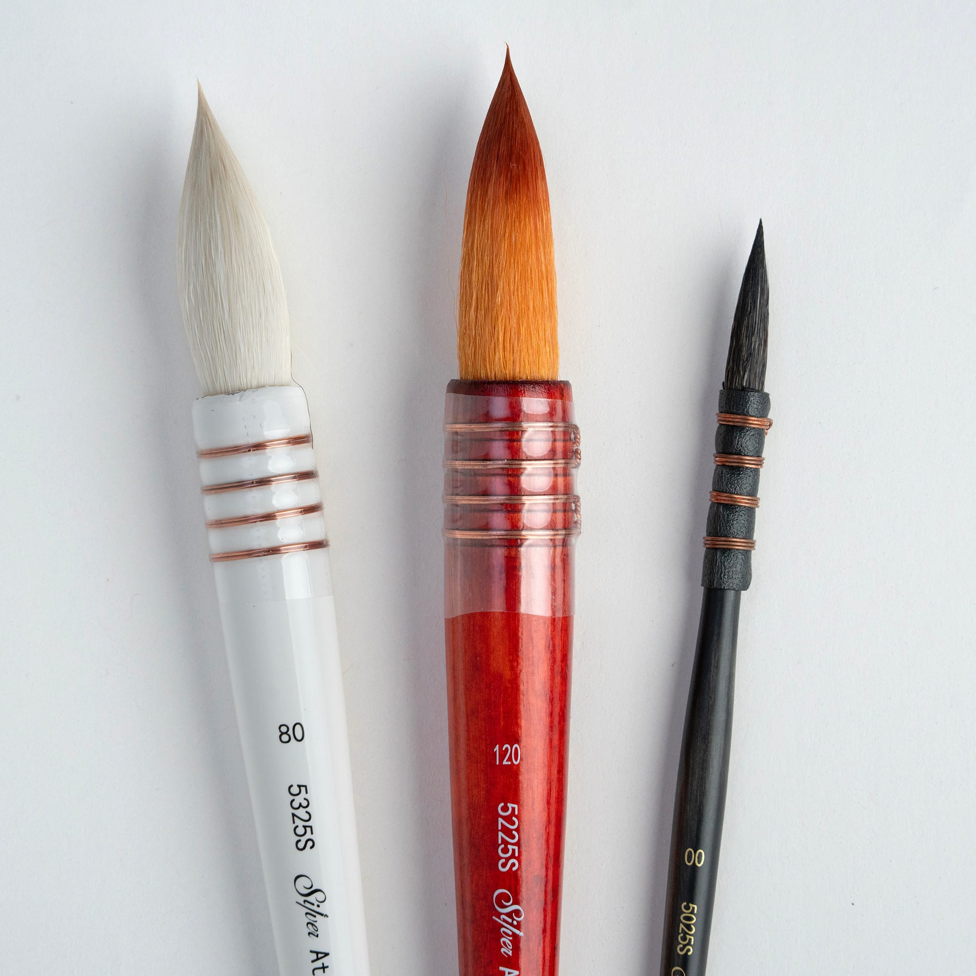 Silver Brush Limited Atelier™ 3 Piece Quills Small Brush Set