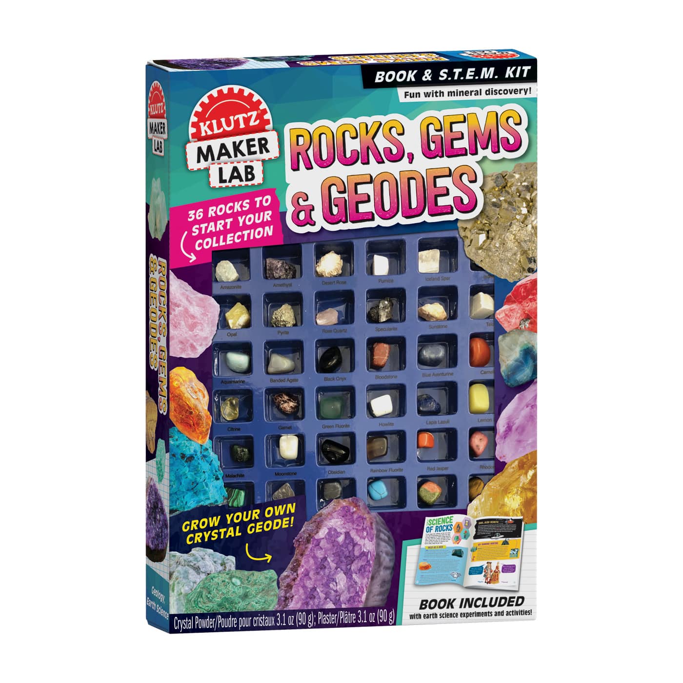 Klutz&#xAE; Maker Lab: Rocks, Gems &#x26; Geodes