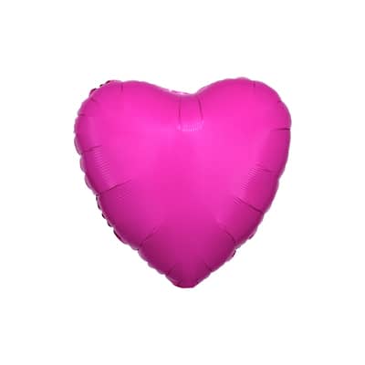 17" Metallic Heart Foil Balloon image