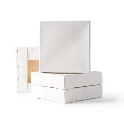 Level 1 Back Stapled Deco 4 Pack Canvas, 6"" x 6"" by Artist's Loft® image