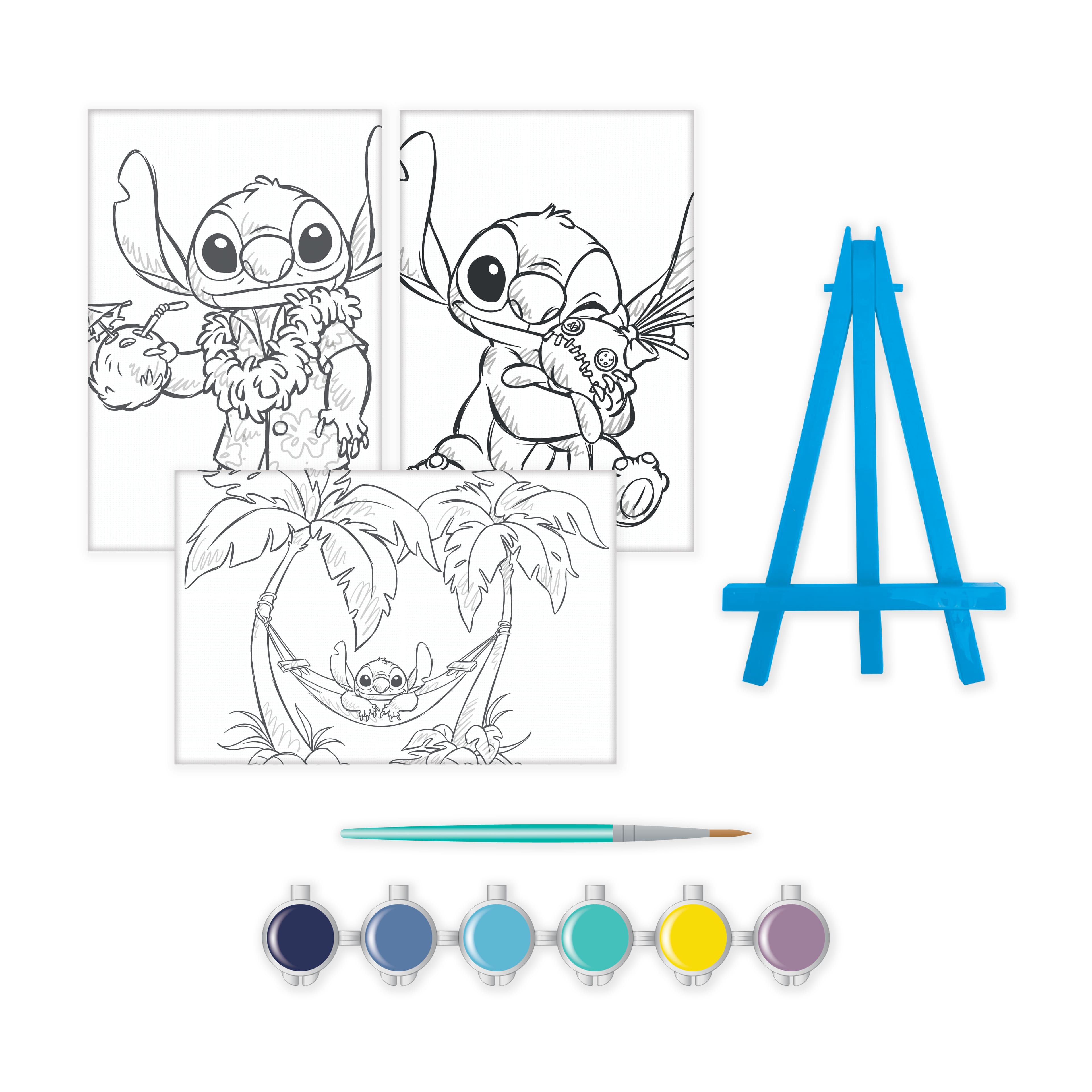 Disney&#xAE; Stitch Paint Your Own Canvas Activity Set
