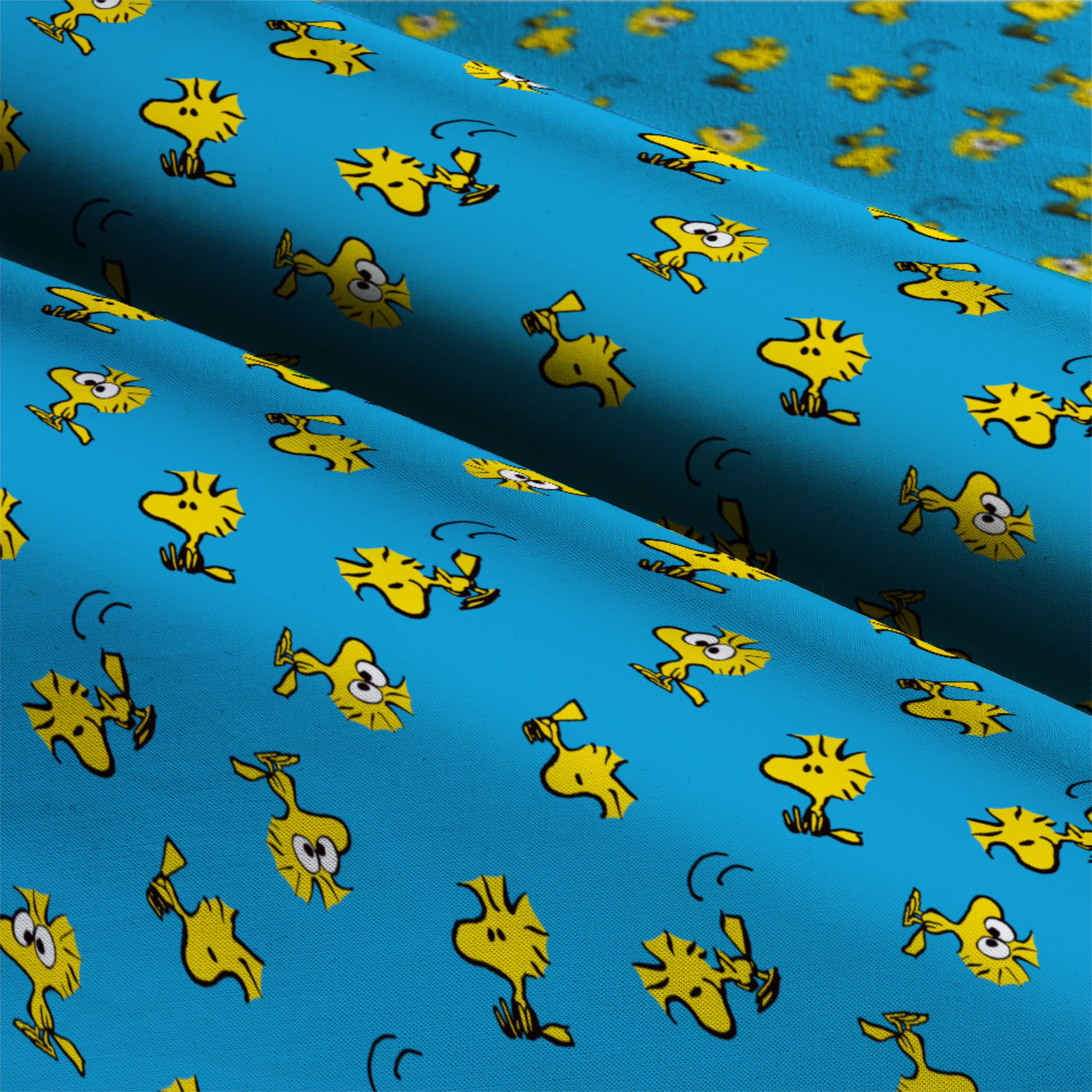 Peanuts&#xAE; Woodstock Blue Cotton Fabric