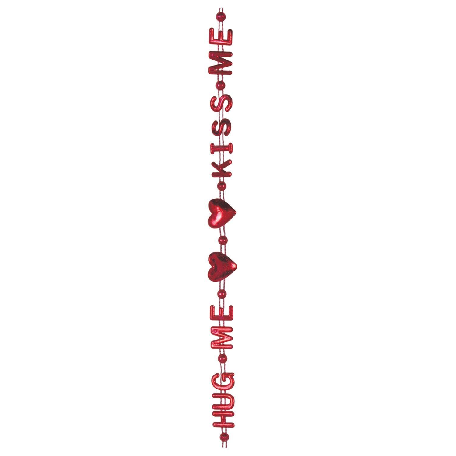 Beistle 36" Hug Me, Kiss Me Beads-Of-Expression Necklaces, 4ct.