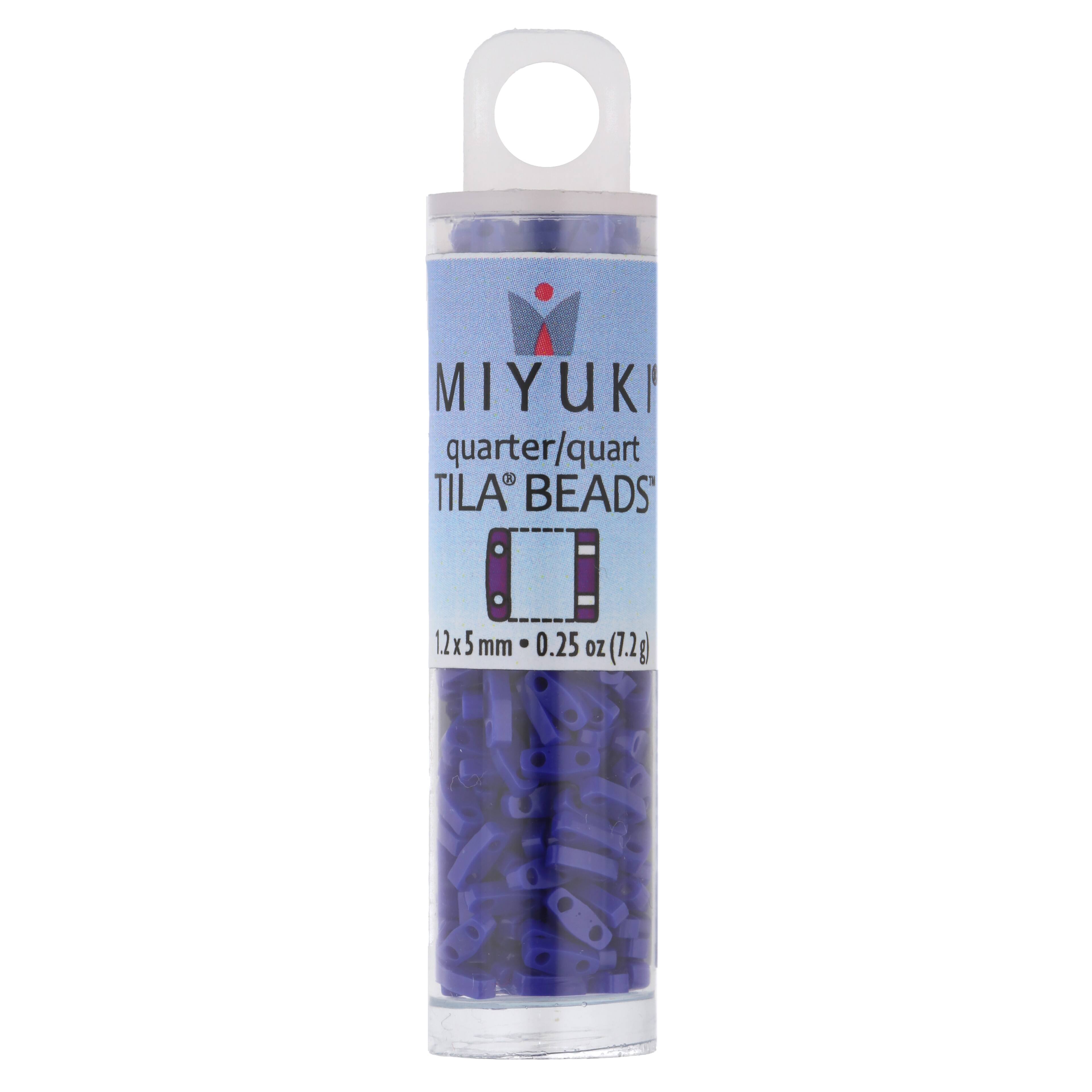 Miyuki&#xAE; 1.2mm Glass Quarter Tila Beads
