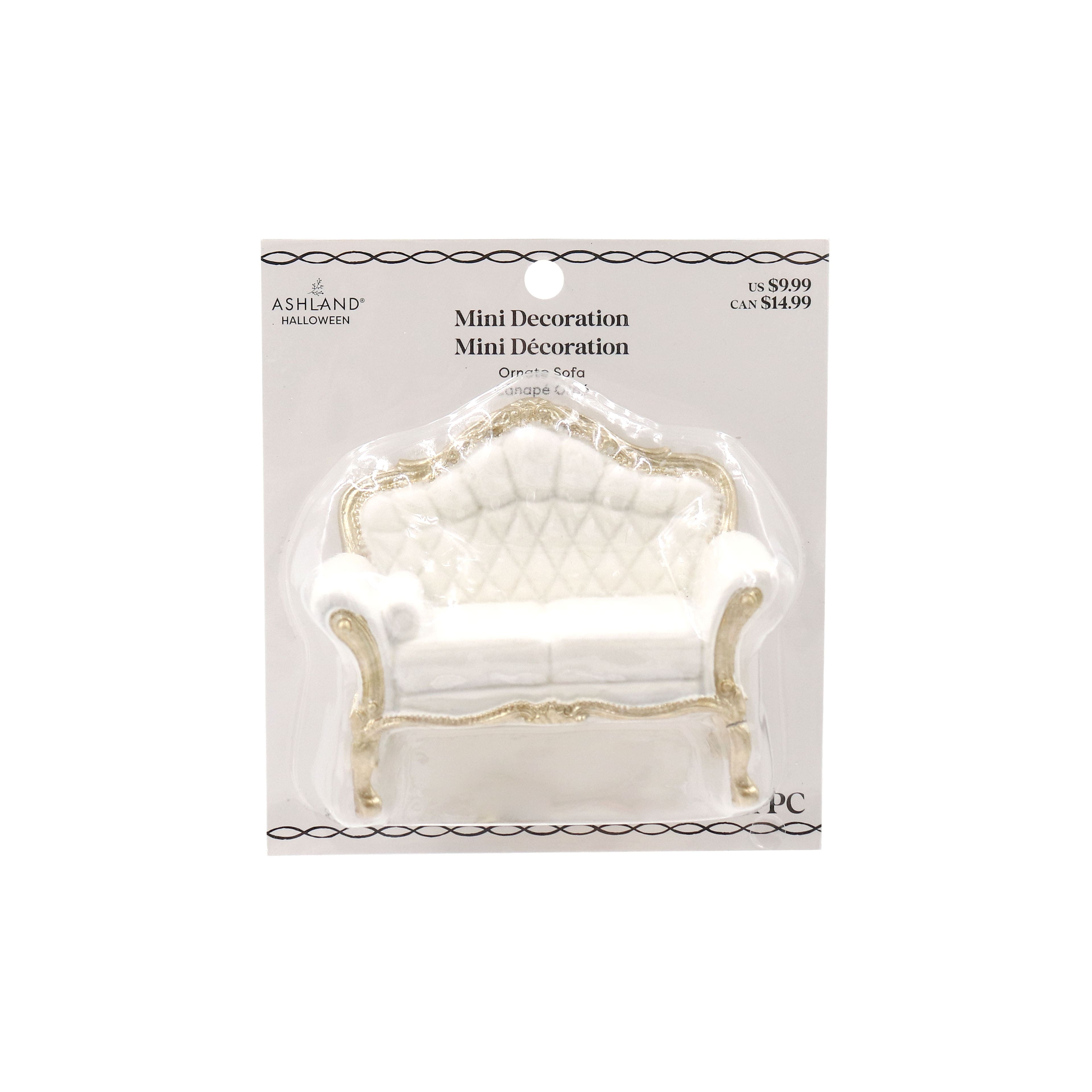 Mini Ornate Sofa Decoration by Ashland&#xAE;