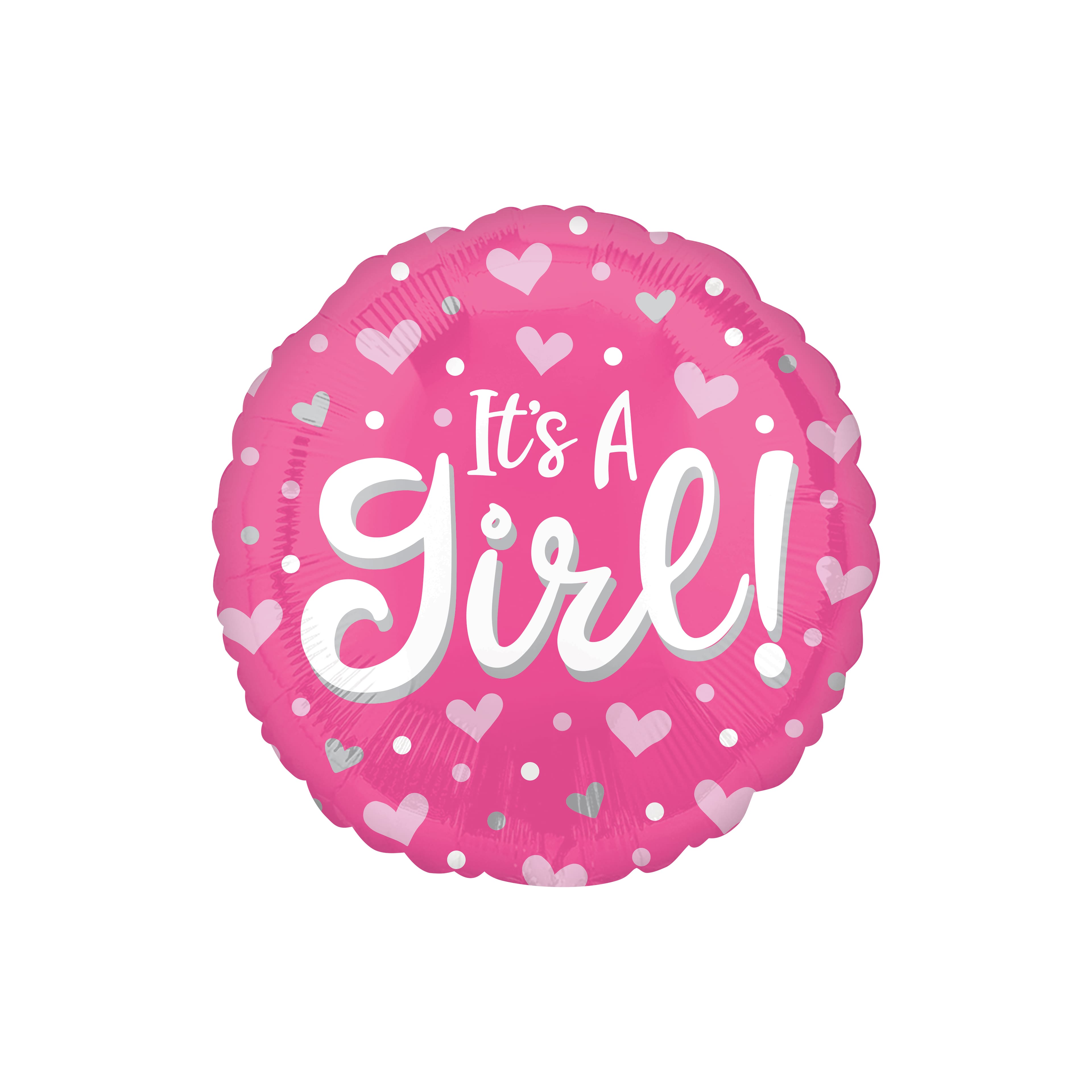 17" It's a Girl Foil Balloon