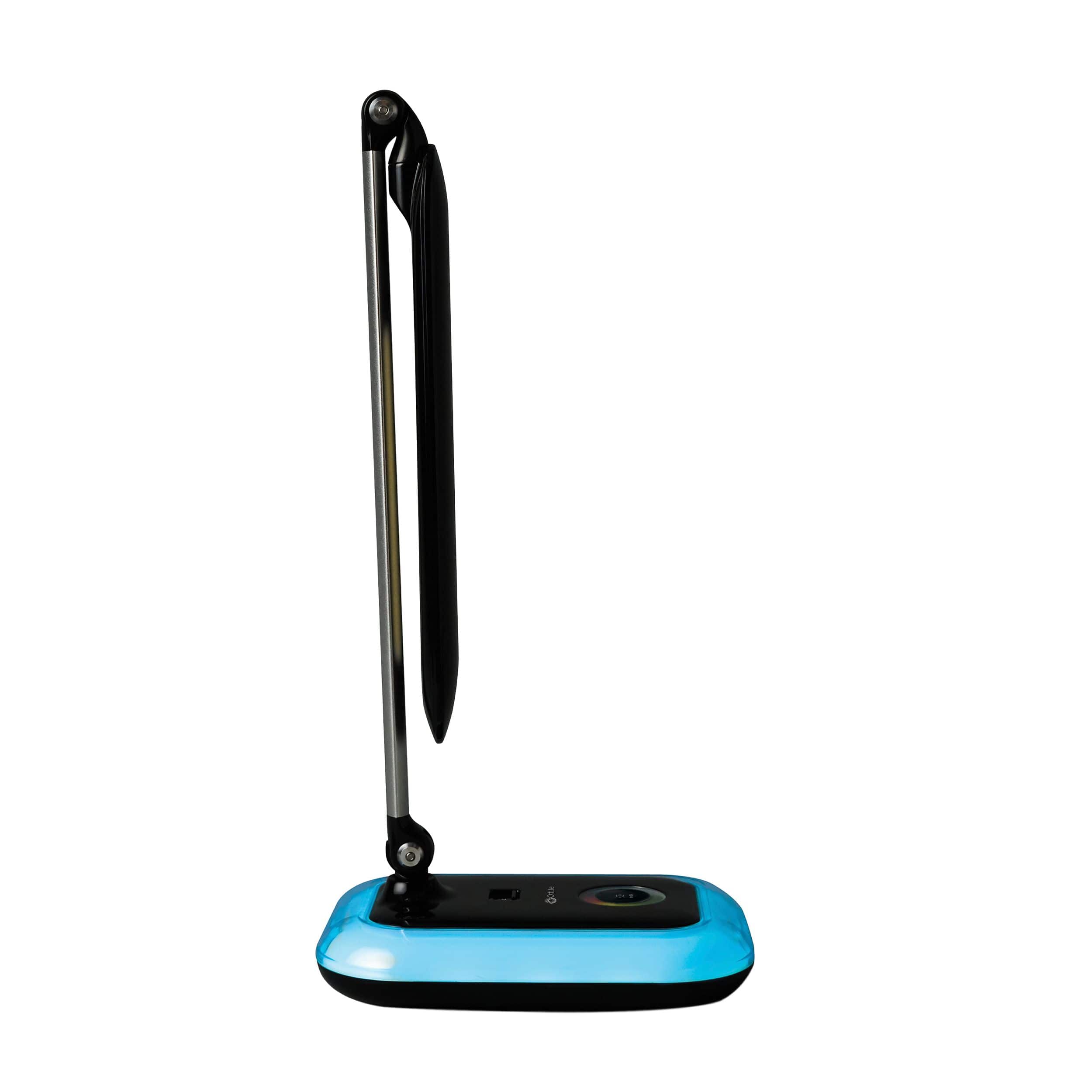 OttLite Wellness Series 17" Glow LED Black Desk Lamp with Color Changing Base