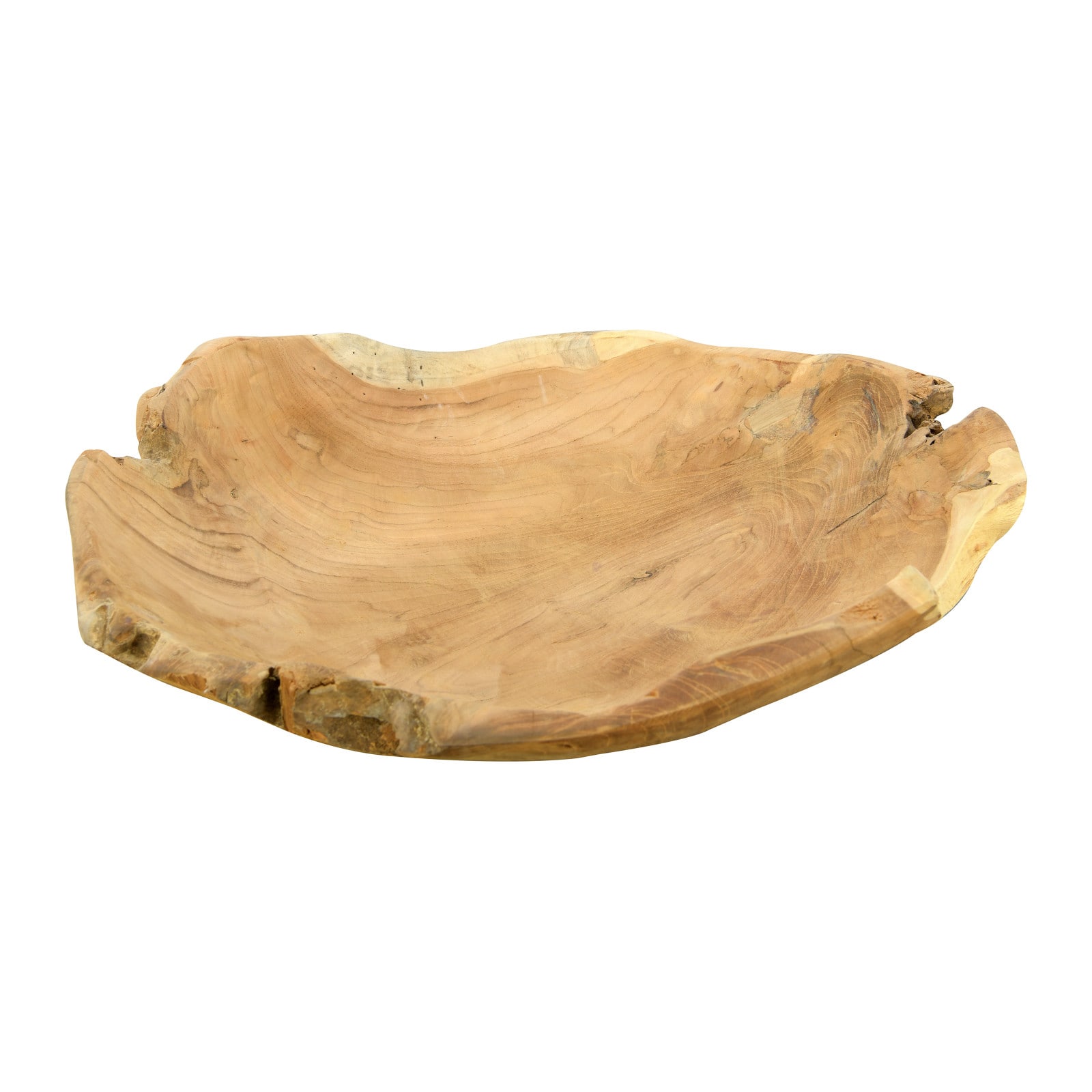 Hello Honey&#xAE; 4&#x22; Assorted Large Teak Wood Bowl