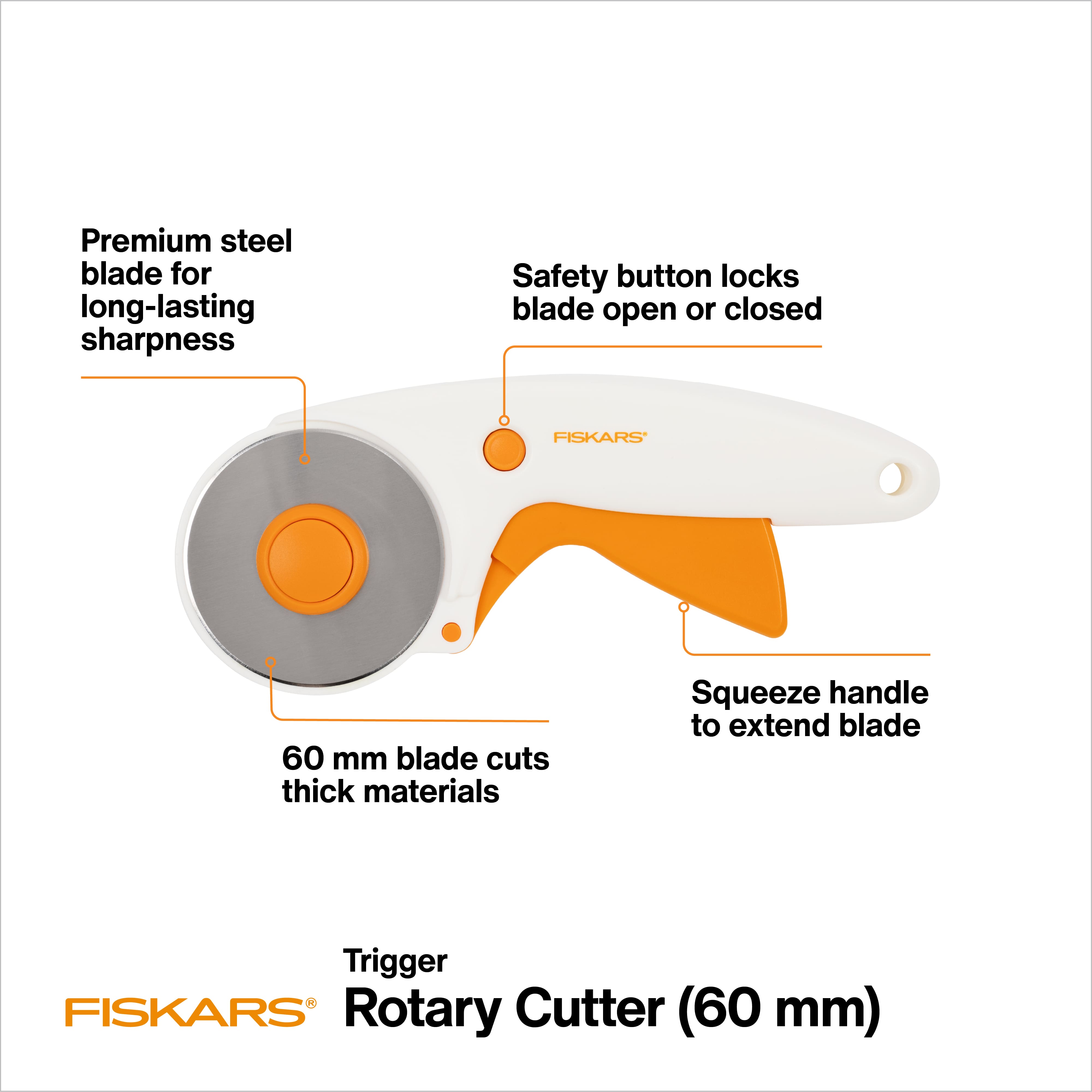Fiskars® 60mm Trigger Rotary Cutter