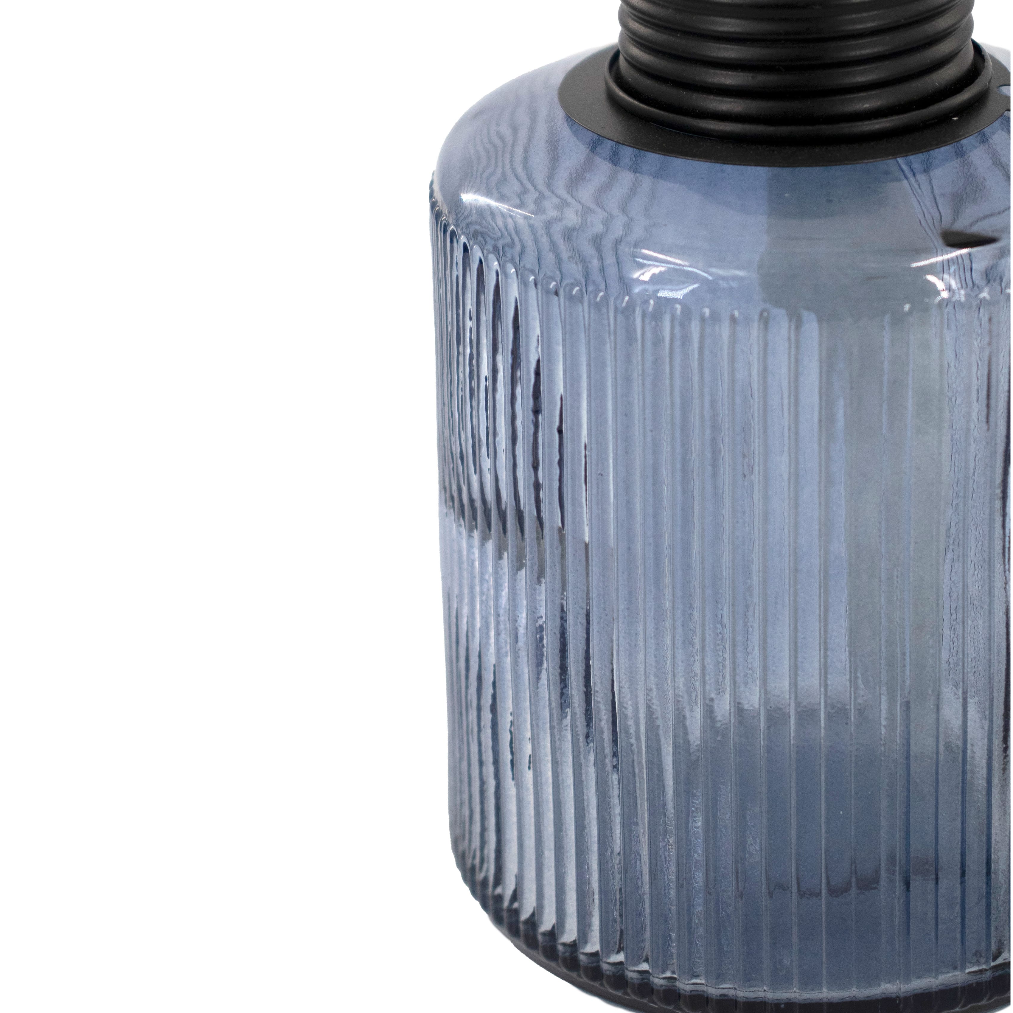 Patio Essentials 6&#x22; Ribbed Glass Tabletop Torch