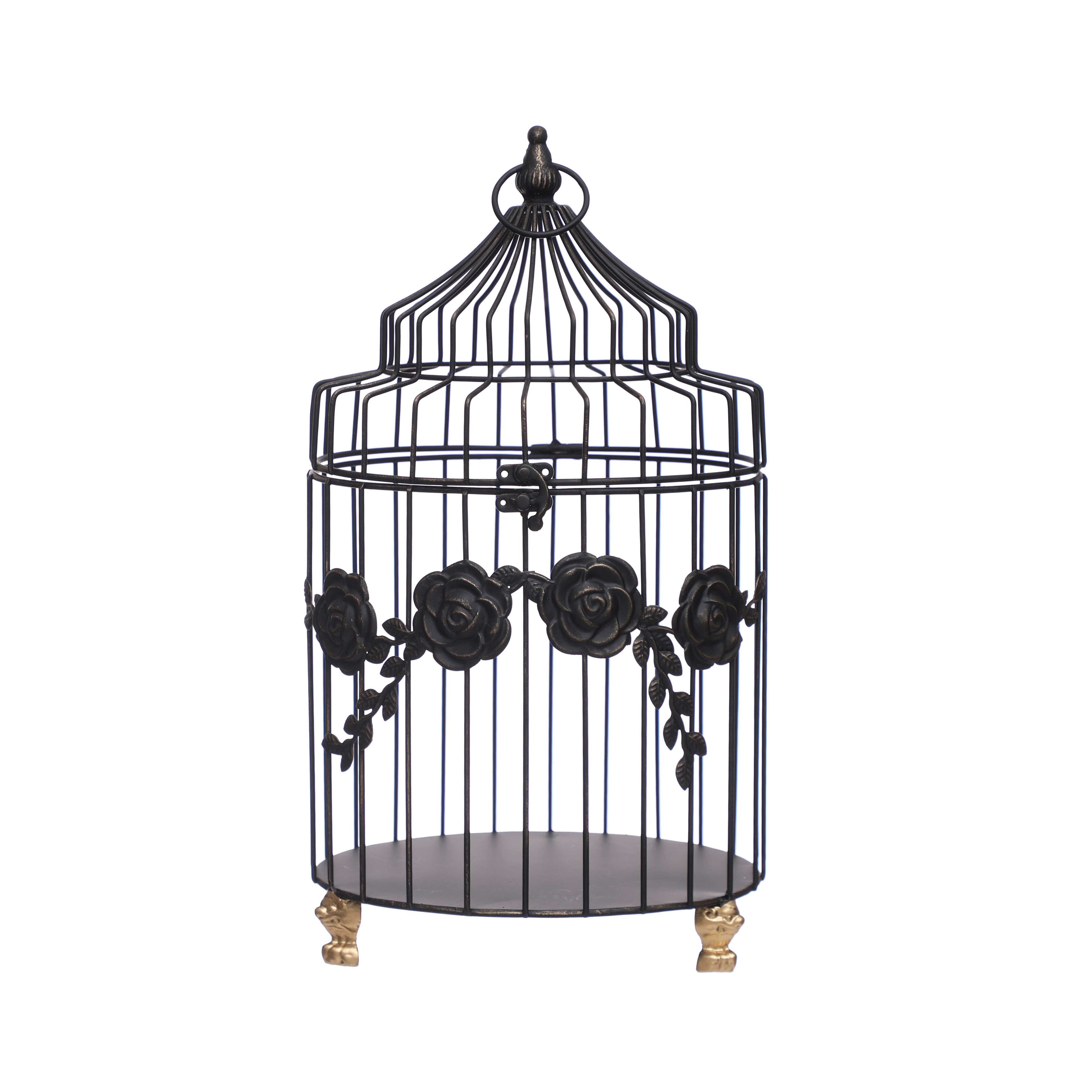 Gold &#x26; Black Birdcage Tabletop Accent by Ashland&#xAE;