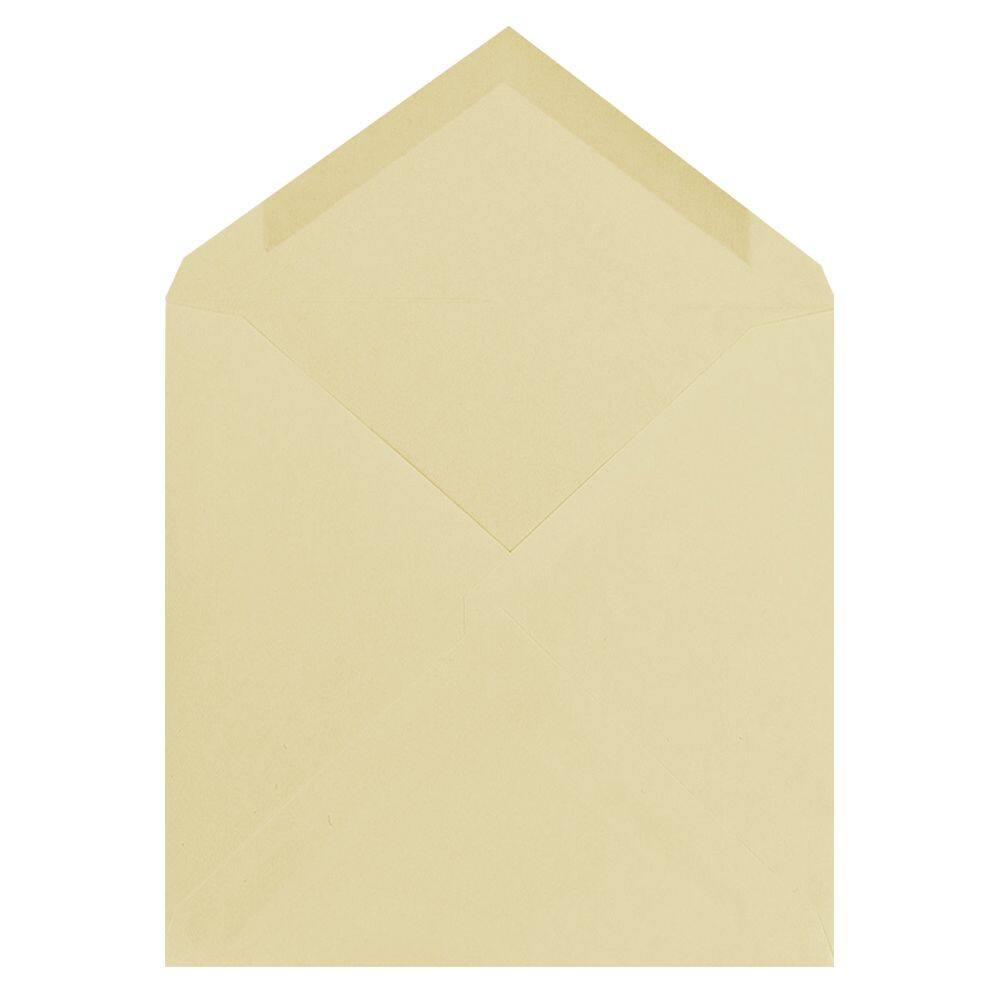 JAM Paper 7.5&#x22; x 7.5&#x22; Ivory Square Invitation Envelopes with Euro Flap, 25ct.