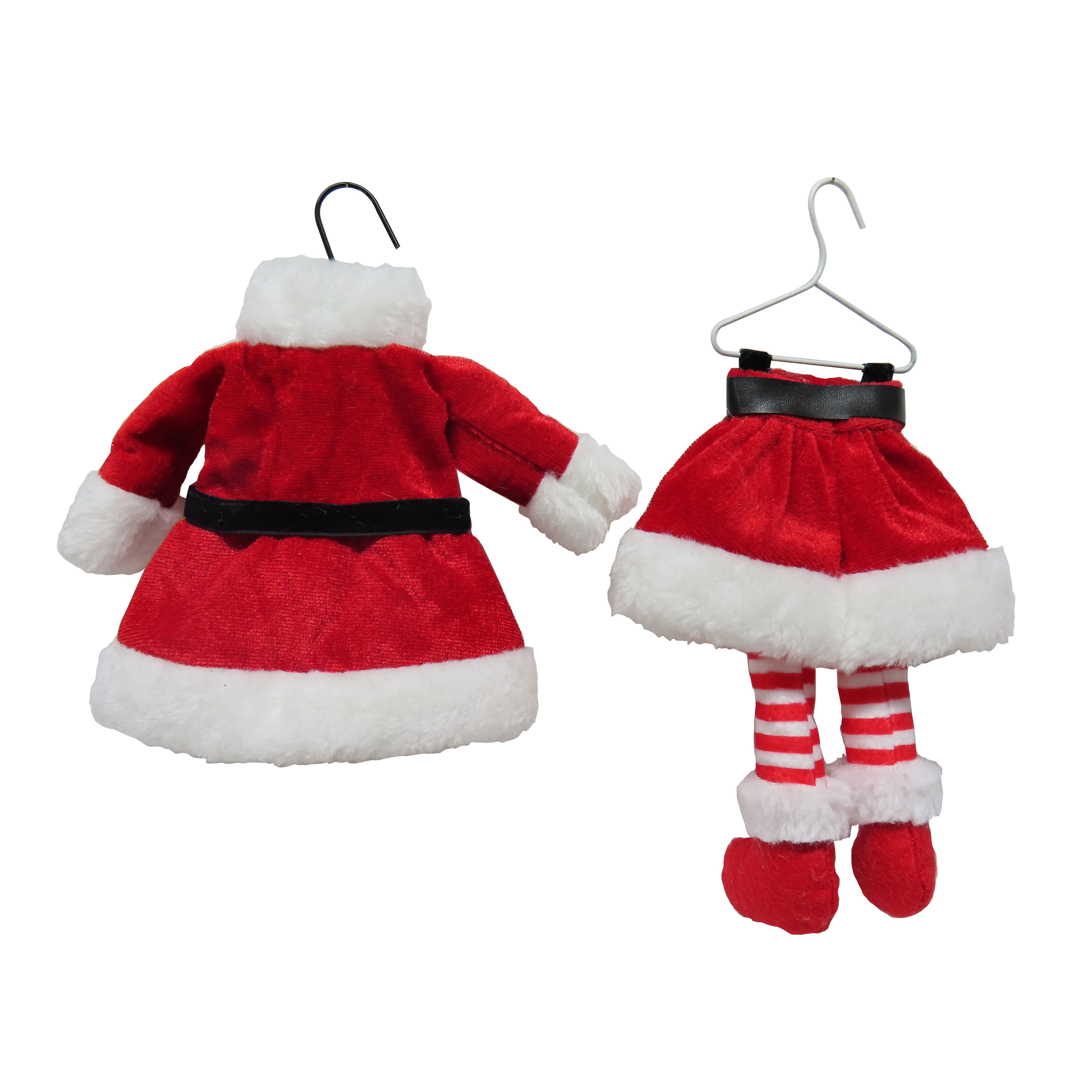 Assorted Santa Suit Fabric Ornament by Ashland&#xAE;, 1pc.