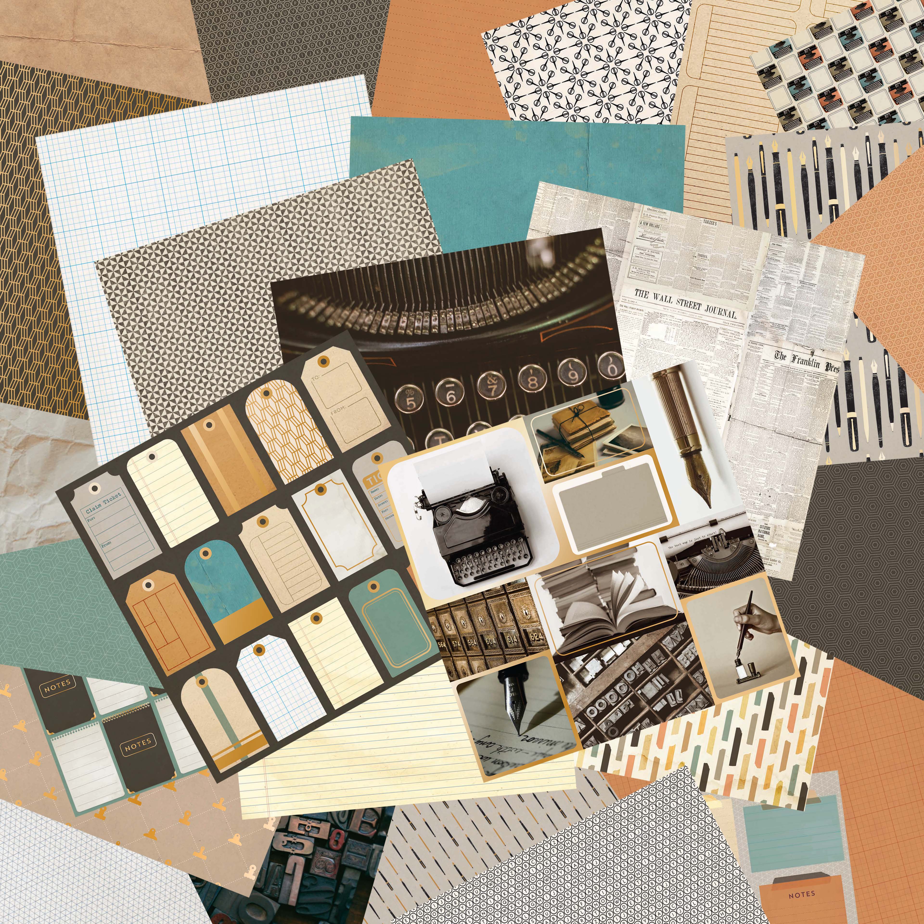 12" x 12" Autobiography Paper Pad by Recollections™, 58 Sheets