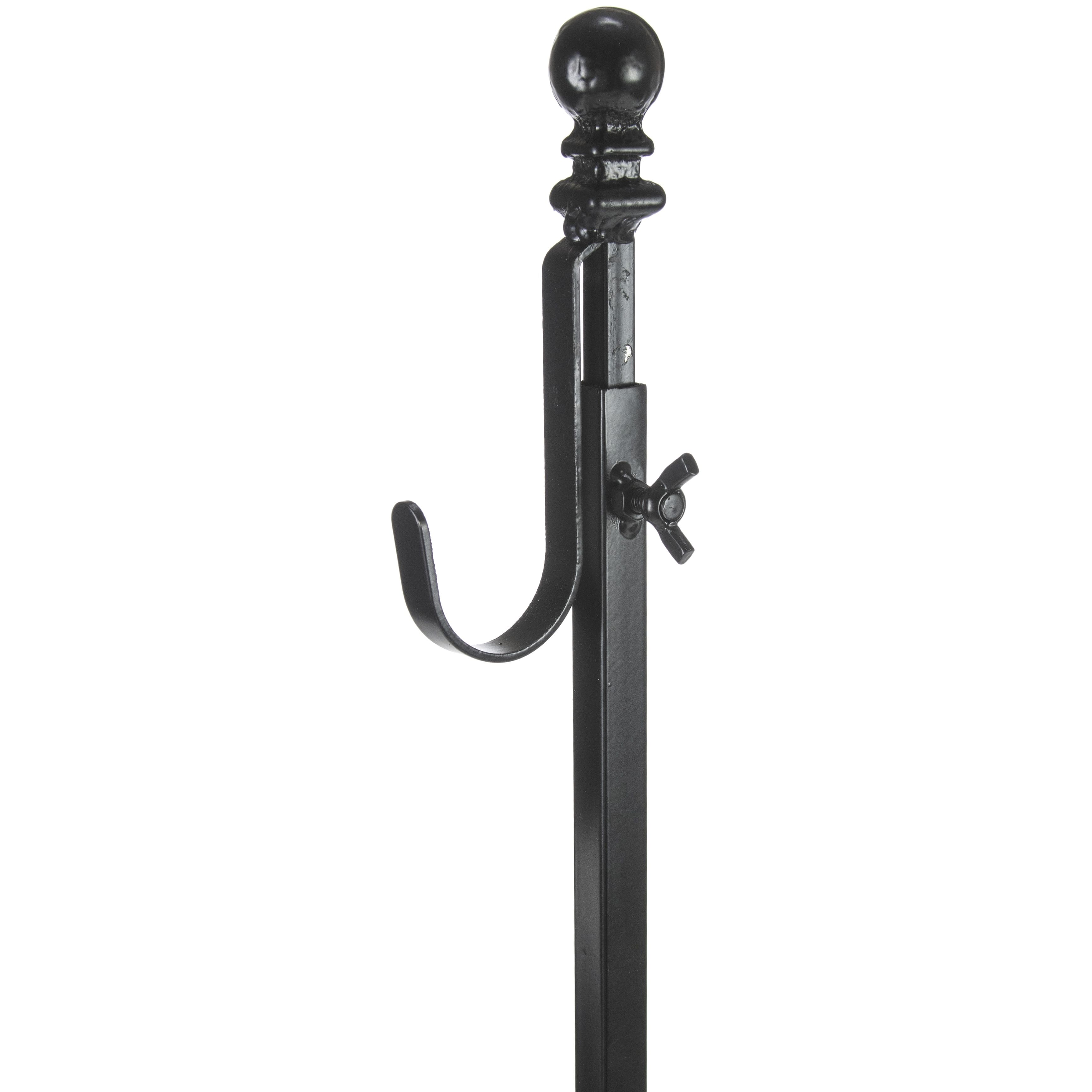 Panacea 29.5&#x22; Black Wreath Stand