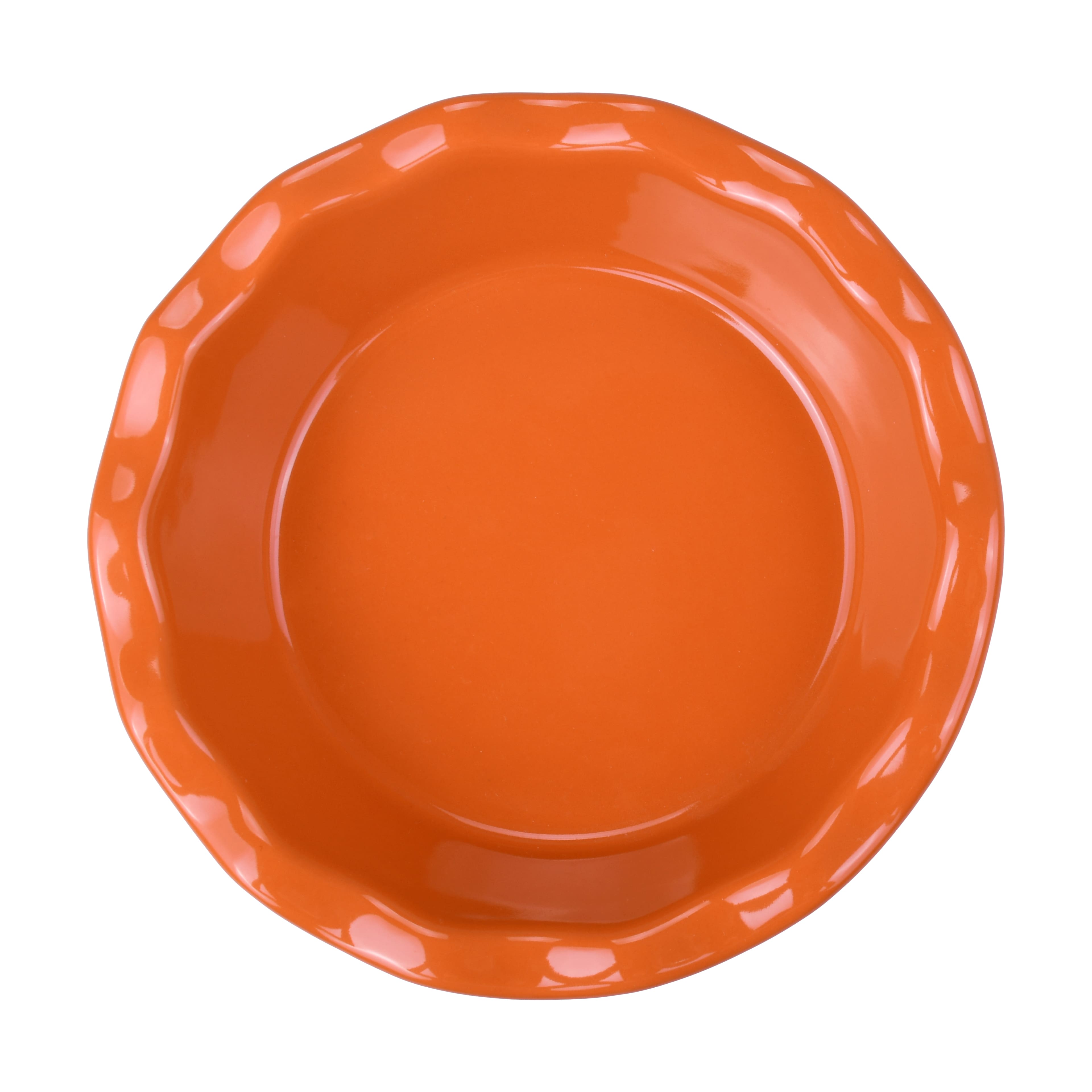 Mini Orange Ceramic Pie Plate by Celebrate It&#xAE;