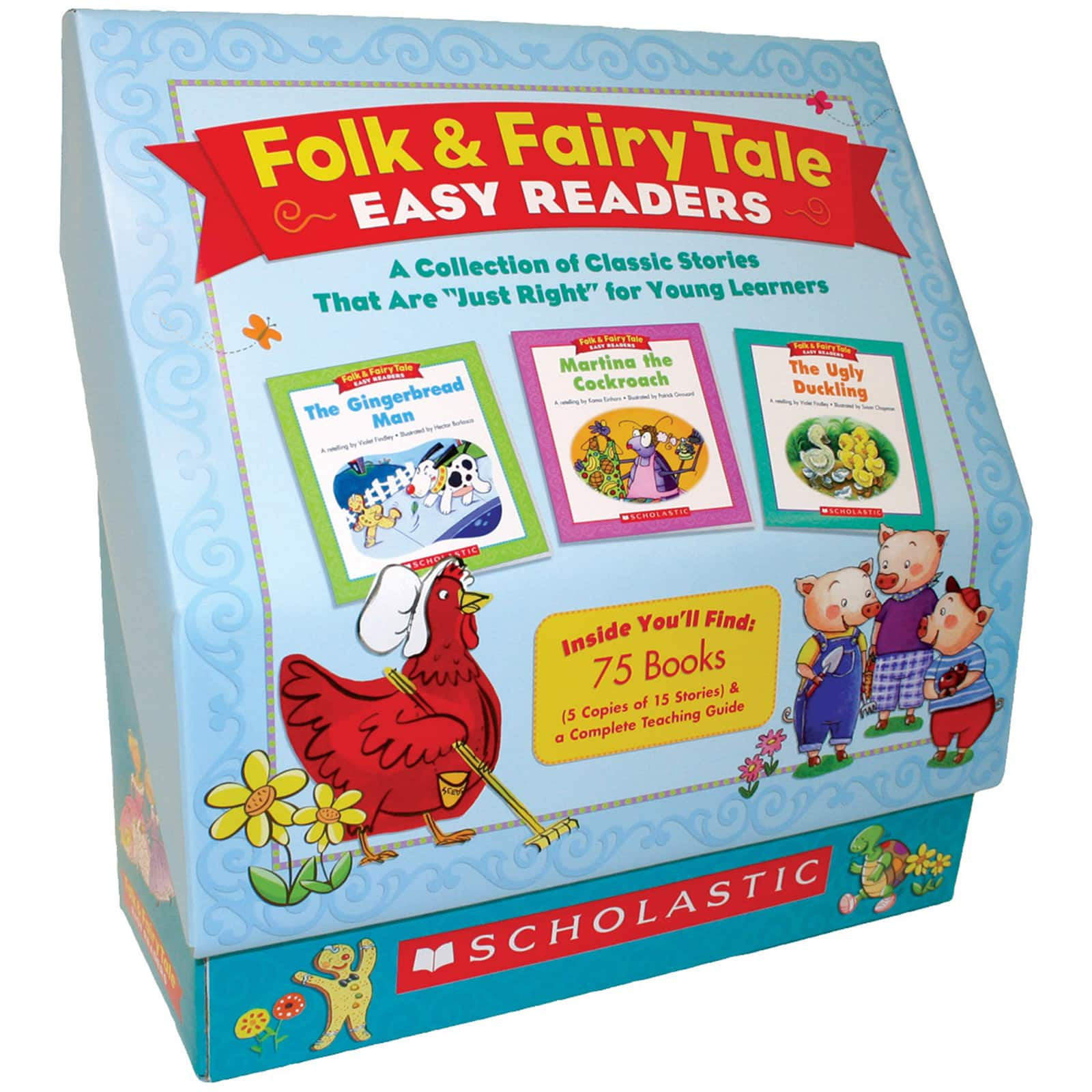 Scholastic Teaching Resources Folk &#x26; Fairy Tale Easy Readers Classroom Set