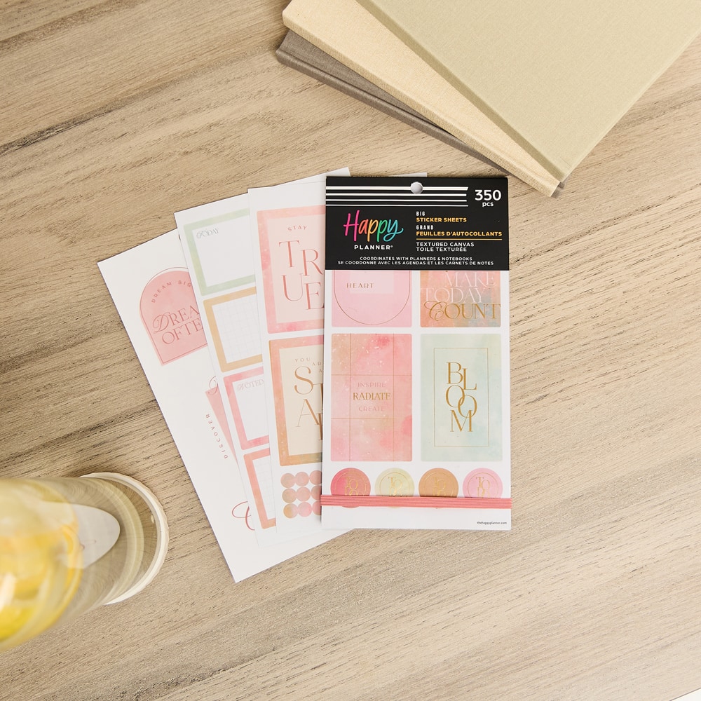 The Big Happy Planner&#xAE; Textured Canvas Sticker Book