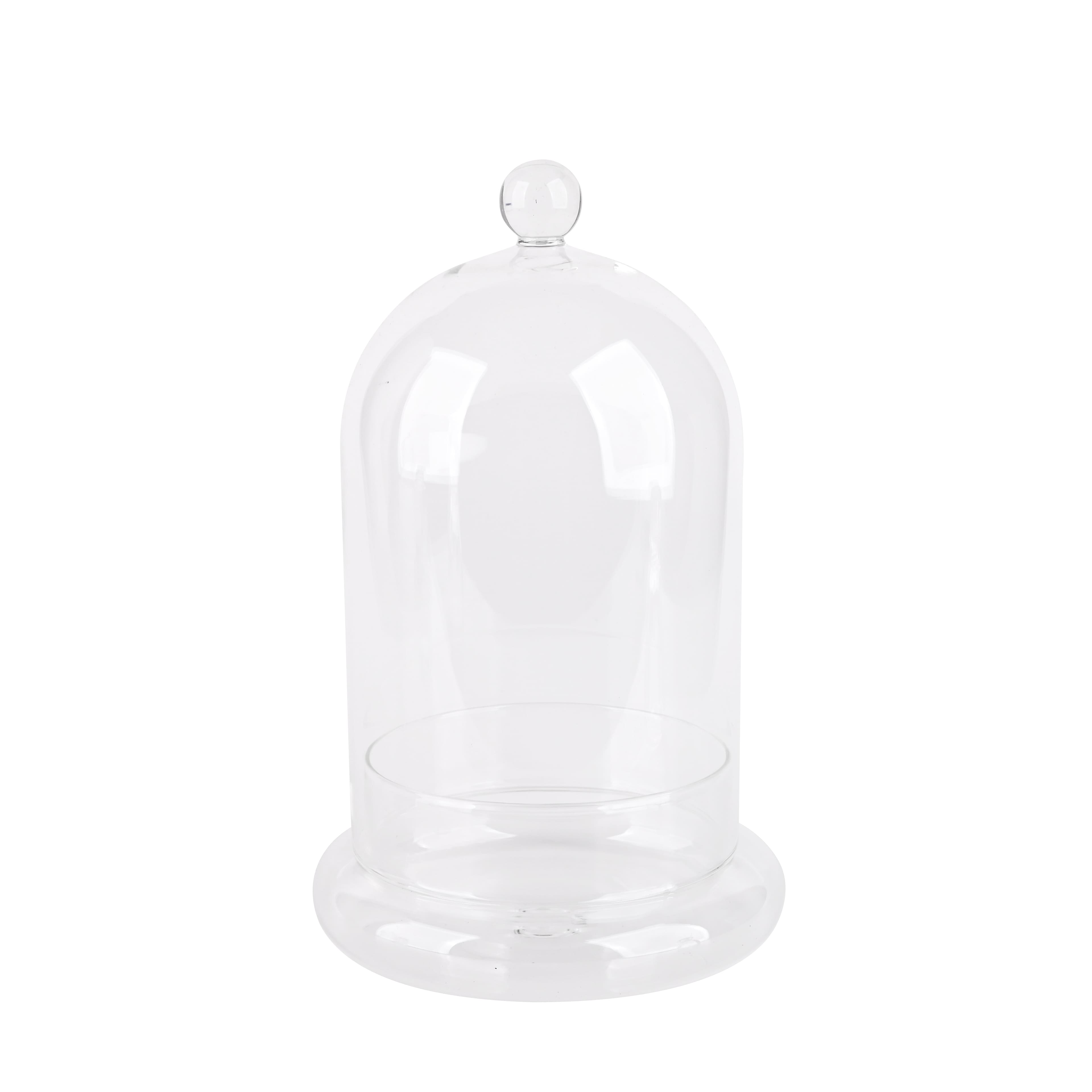 8.75" Clear Glass Cloche with Base by Ashland®